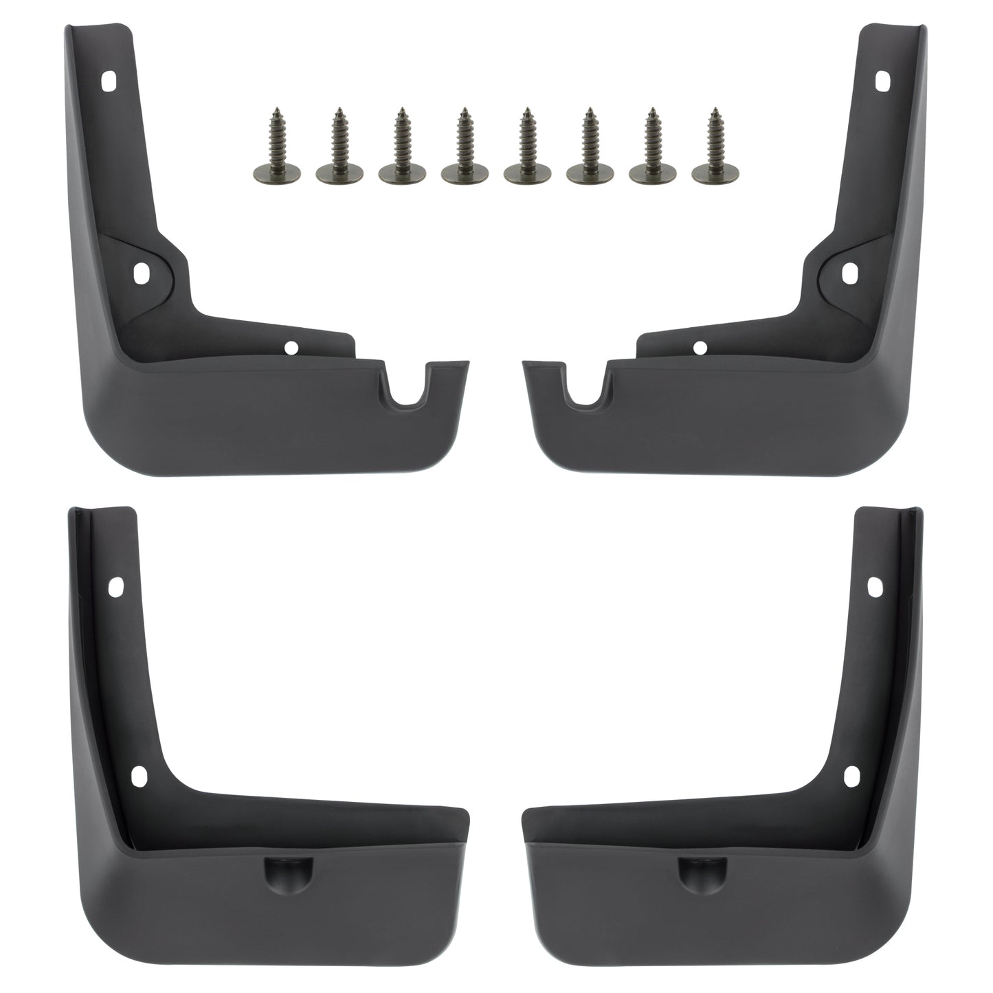 BOXI Set of 4 Front and Rear Side Mud Flaps Splash Guards Fit for Hyundai Elantra Sedan 2017 2018