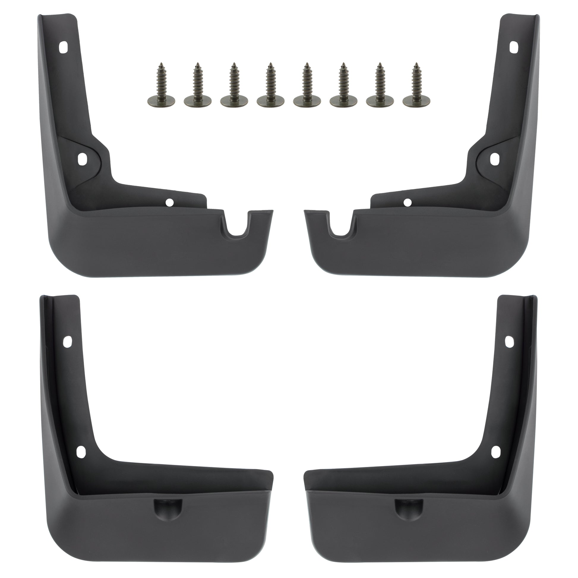BOXI Set of 4 Front and Rear Side Mud Flaps Splash Guards Fit for Hyundai Elantra Sedan 2017 2018