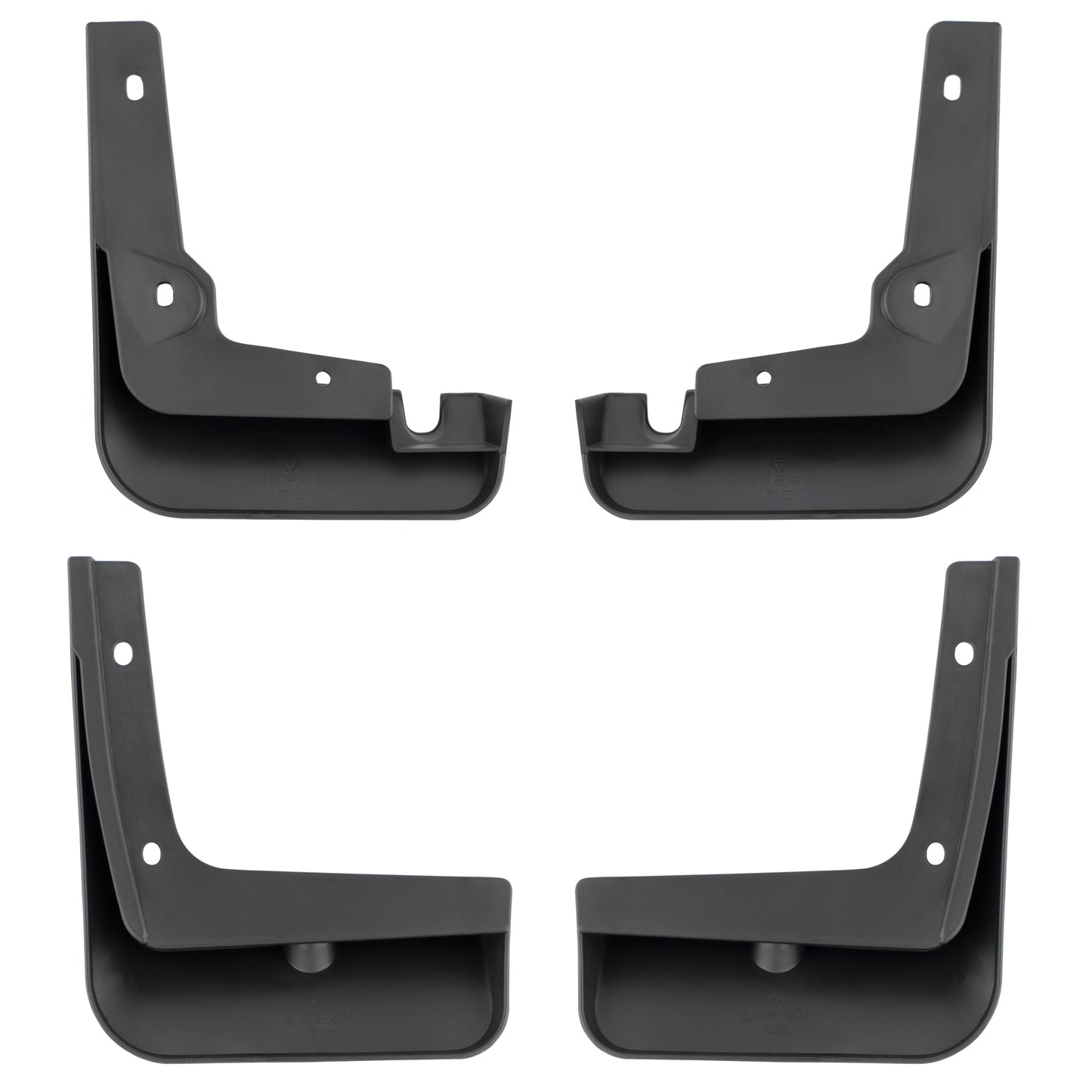 BOXI Set of 4 Front and Rear Side Mud Flaps Splash Guards Fit for Hyundai Elantra Sedan 2017 2018 — product photo 2