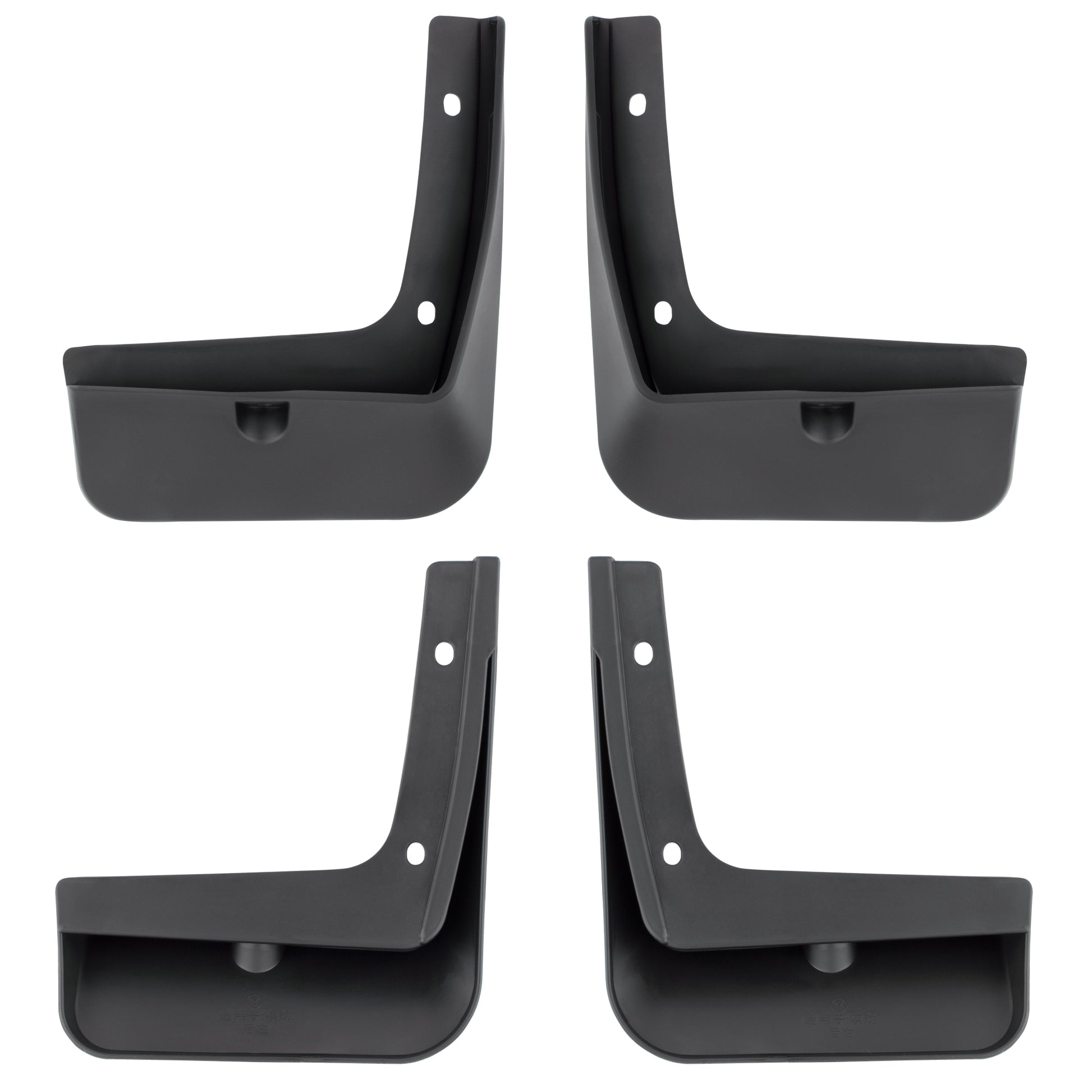 BOXI Set of 4 Front and Rear Side Mud Flaps Splash Guards Fit for Hyundai Elantra Sedan 2017 2018 — product photo 4