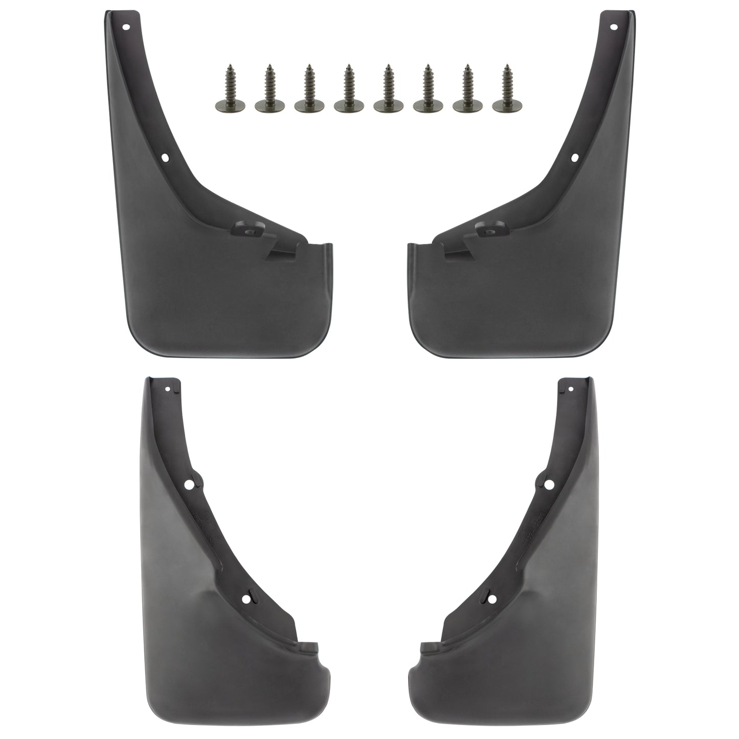 BOXI Set of 4 Front and Rear Side Mud Flaps Splash Guards Fit for Toyota Corolla 1988 1989 1990