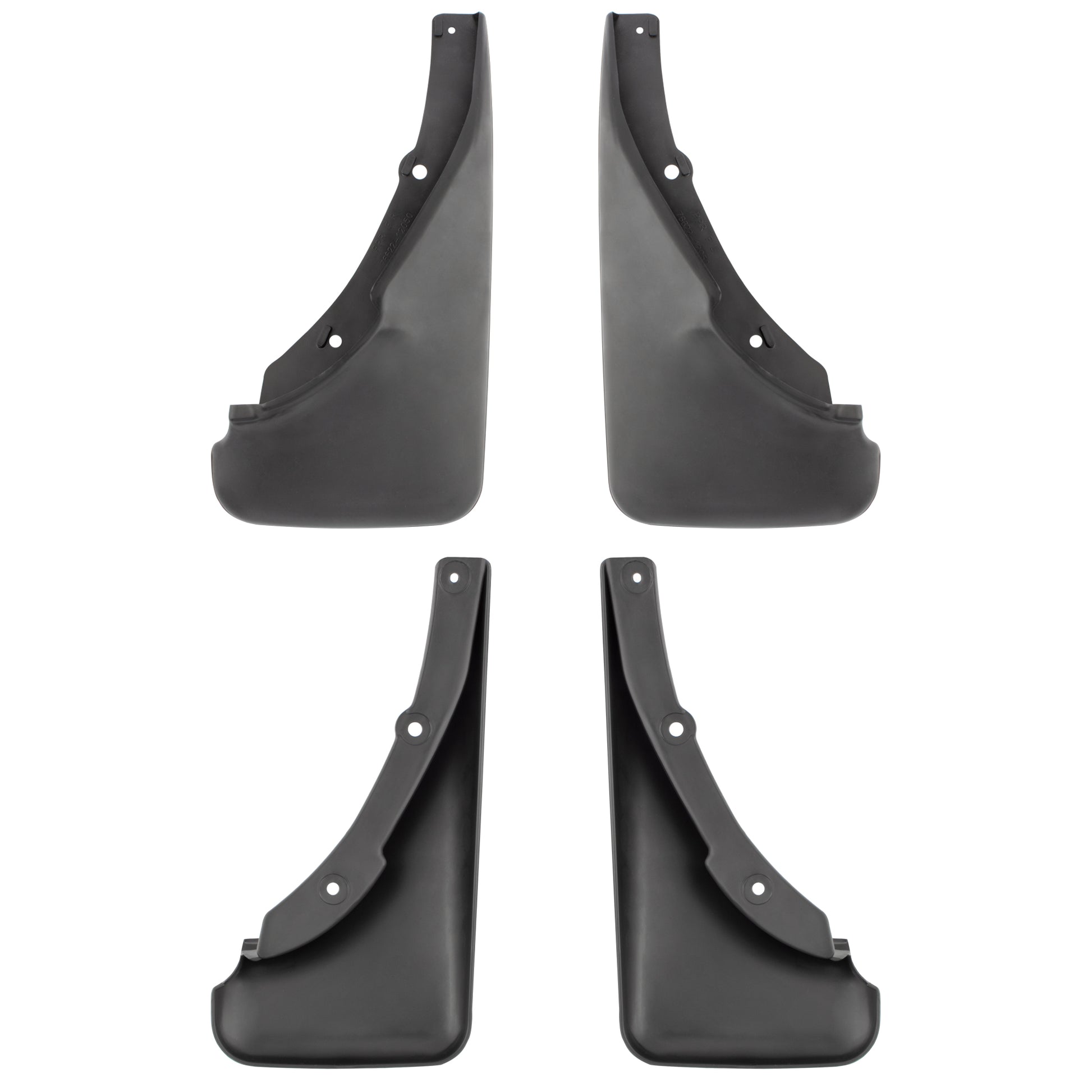 BOXI Set of 4 Front and Rear Side Mud Flaps Splash Guards Fit for Toyota Corolla 1988 1989 1990 — product photo 4