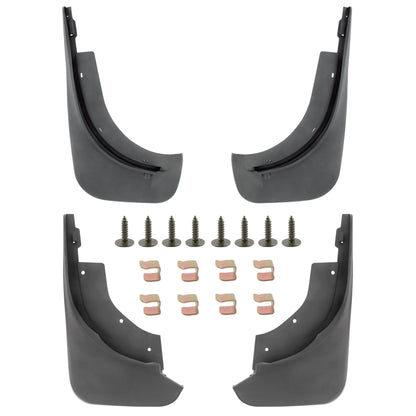 BOXI Set of 4 Front and Rear Side Mud Flaps Splash Guards Fit for Volkswagen Touareg 2007 2008 2009