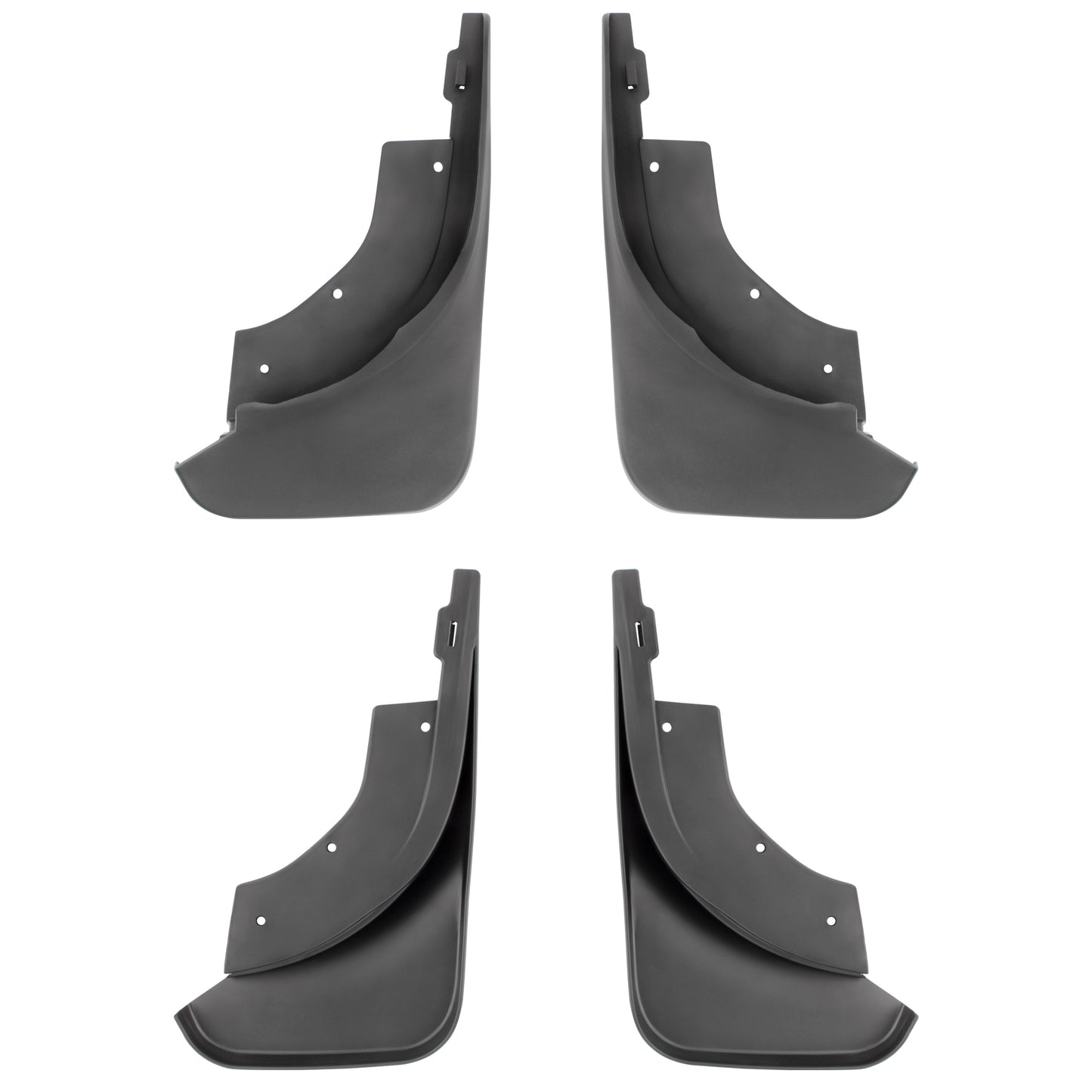 BOXI Set of 4 Front and Rear Side Mud Flaps Splash Guards Fit for Volkswagen Touareg 2007 2008 2009 — product photo 4