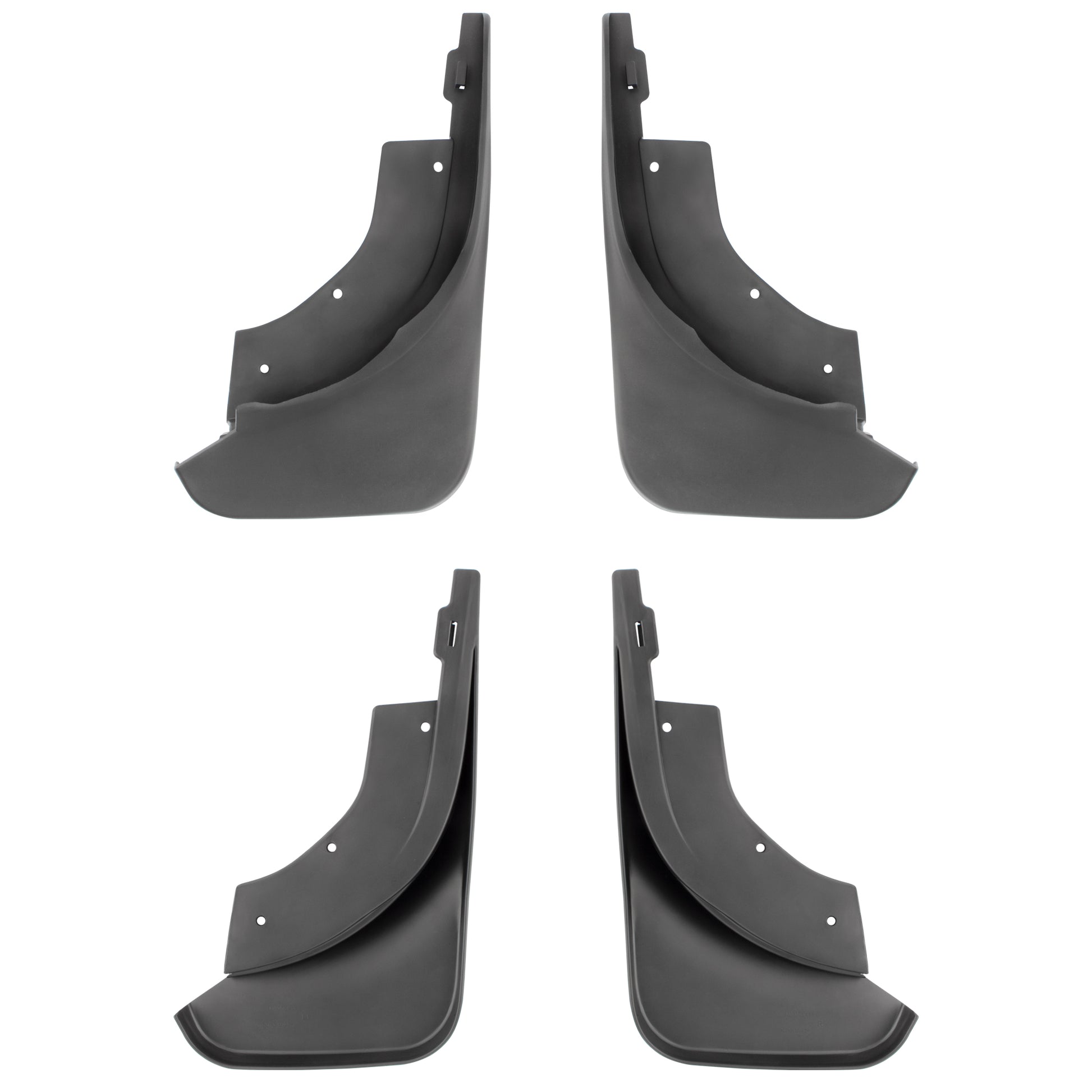 BOXI Set of 4 Front and Rear Side Mud Flaps Splash Guards Fit for Volkswagen Touareg 2007 2008 2009 — product photo 4
