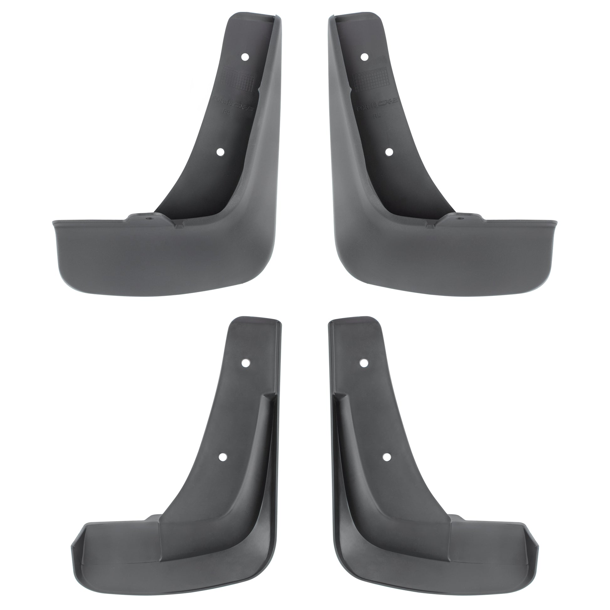 BOXI Set of 4 Front and Rear Side Mud Flaps Splash Guards Fit for Mazda CX-5 2017 2018 2019 Sport — product photo 3