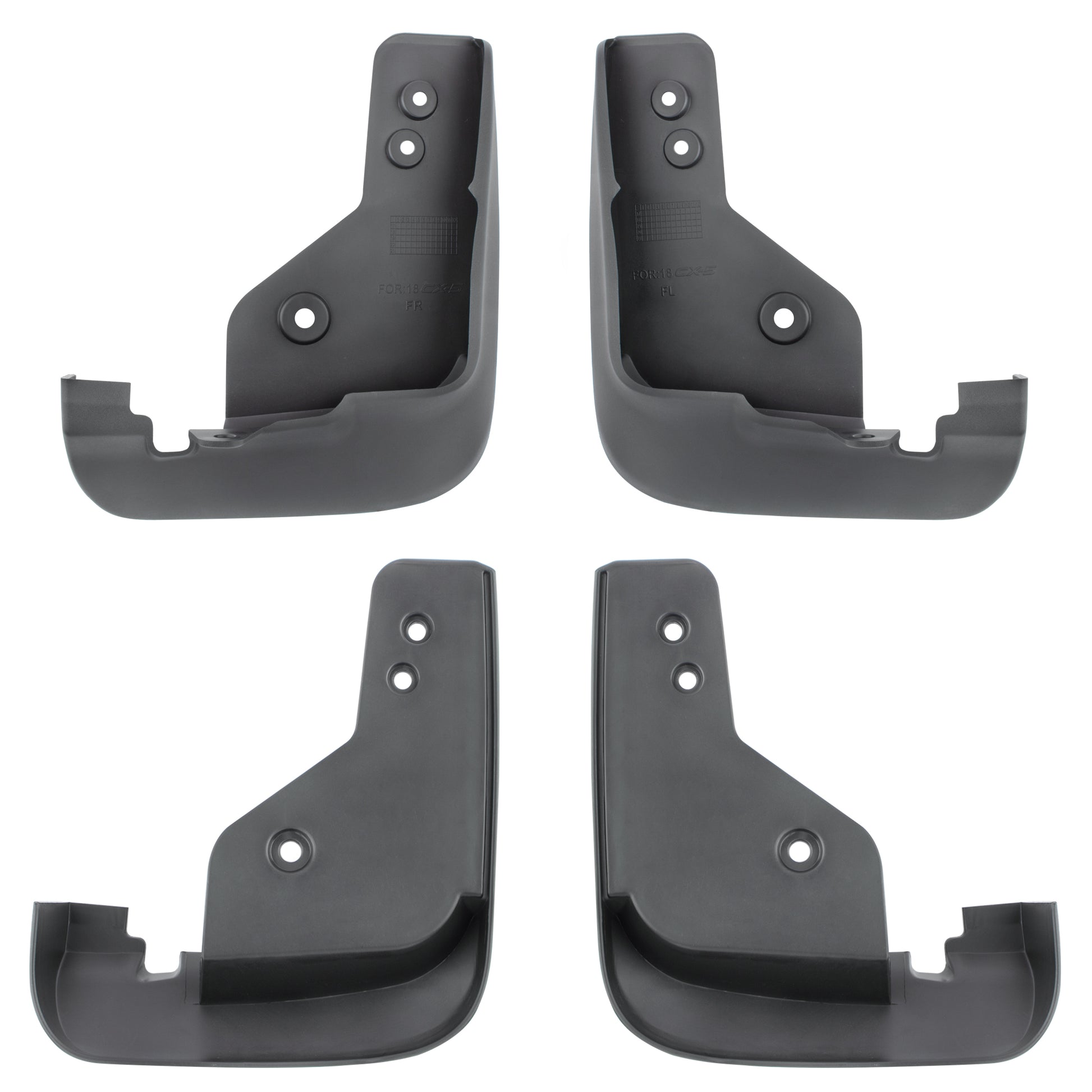 BOXI Set of 4 Front and Rear Side Mud Flaps Splash Guards Fit for Mazda CX-5 2017 2018 2019 Sport — product photo 4