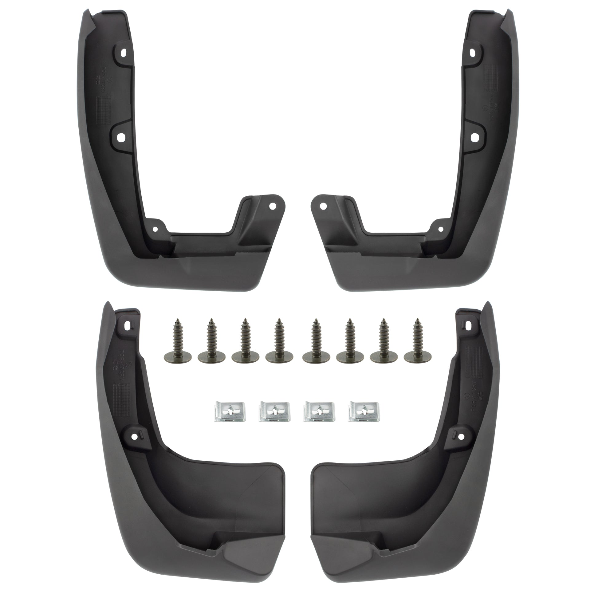 BOXI Set of 4 Front and Rear Side Mud Flaps Splash Guards Fit for Honda CR-V CRV 2017 2018 2019