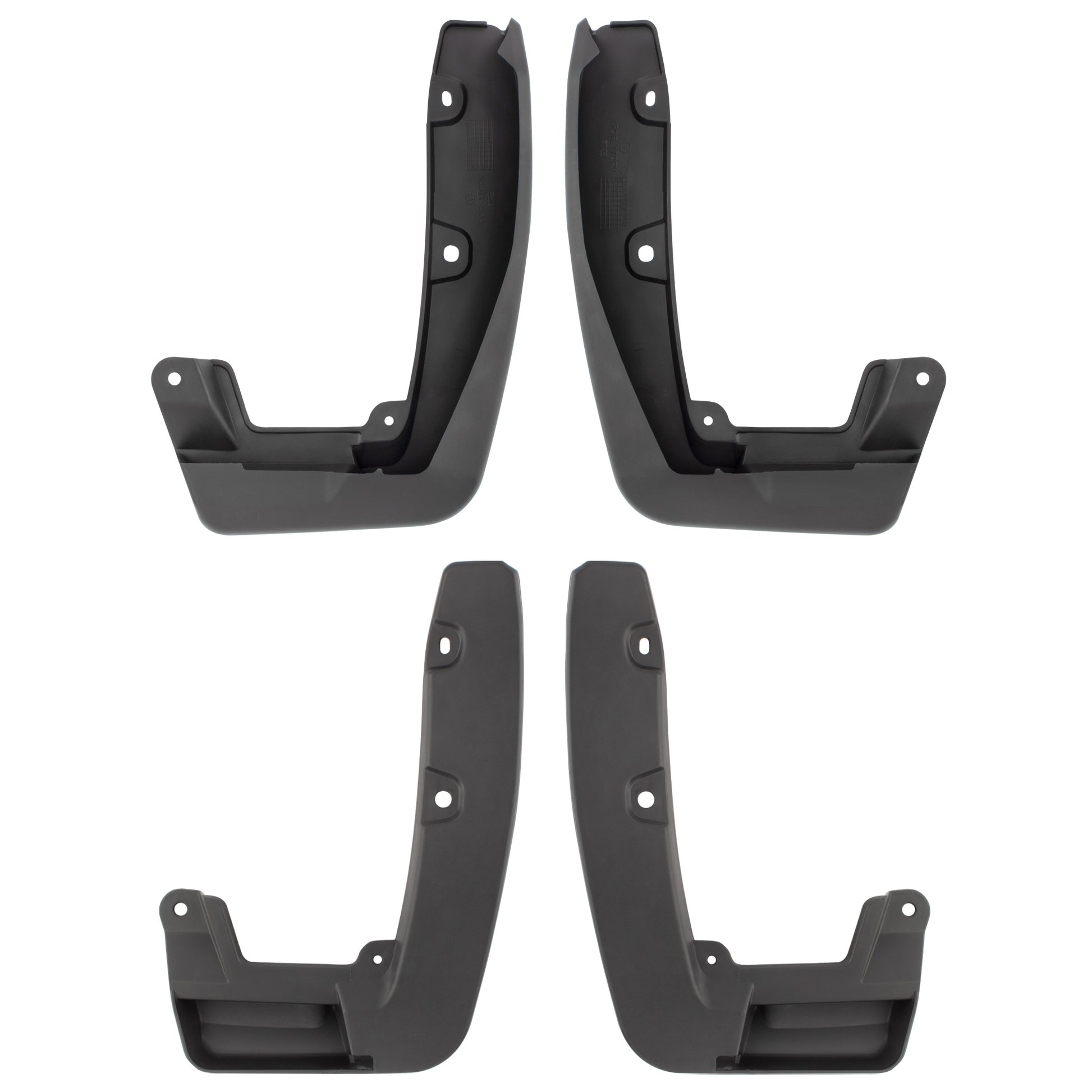 BOXI Set of 4 Front and Rear Side Mud Flaps Splash Guards Fit for Honda CR-V CRV 2017 2018 2019 — product photo 3