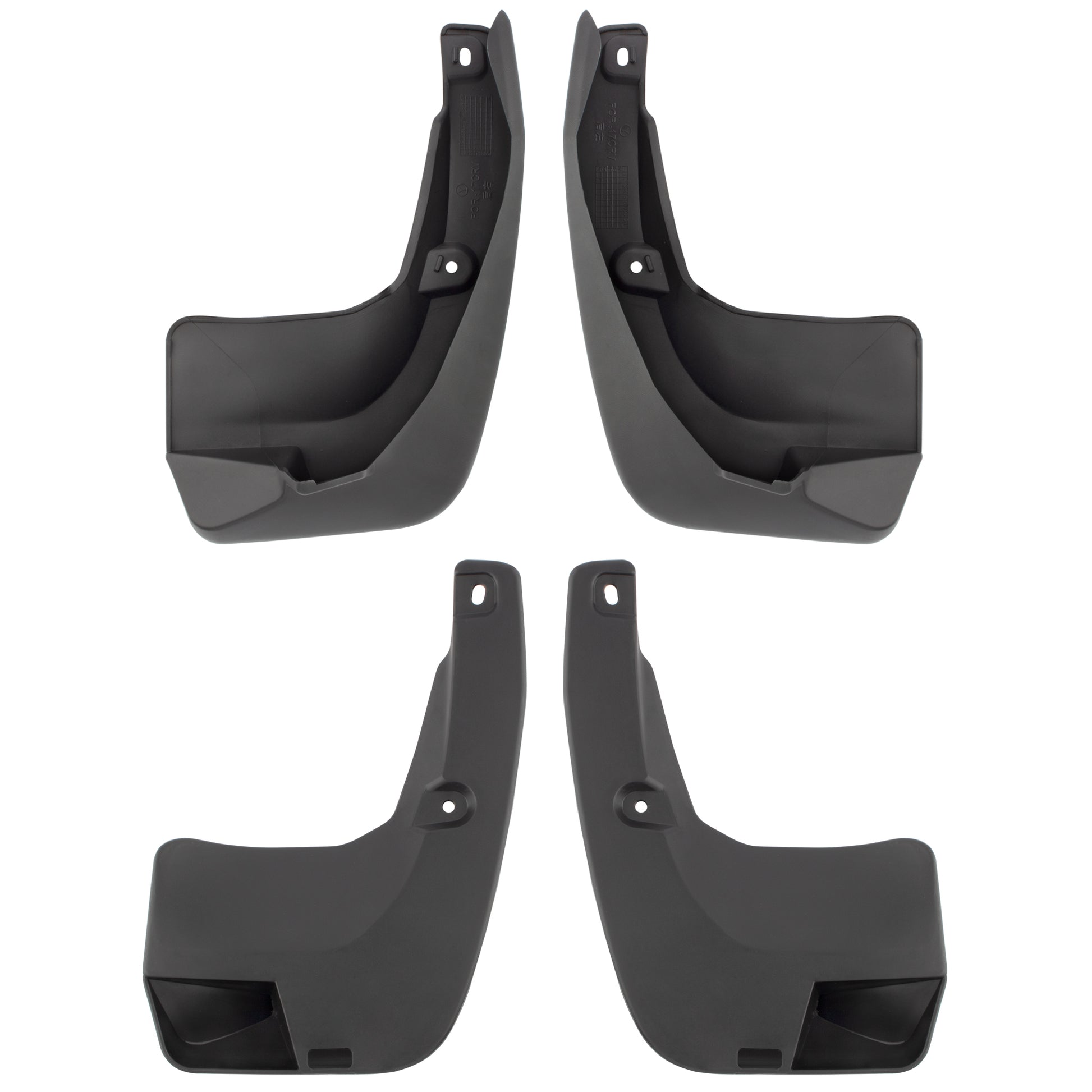 BOXI Set of 4 Front and Rear Side Mud Flaps Splash Guards Fit for Honda CR-V CRV 2017 2018 2019 — product photo 4