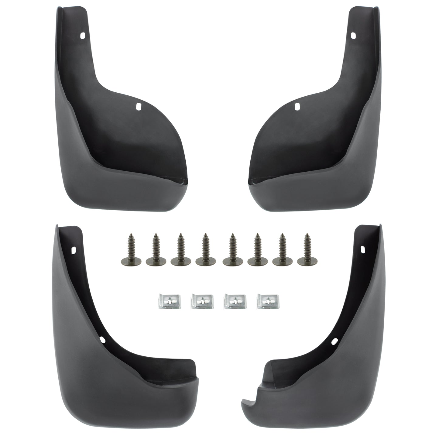 BOXI Set of 4 Front and Rear Side Mud Flaps Splash Guards Fit for Chevy Trax 2015 2016 2017 2018