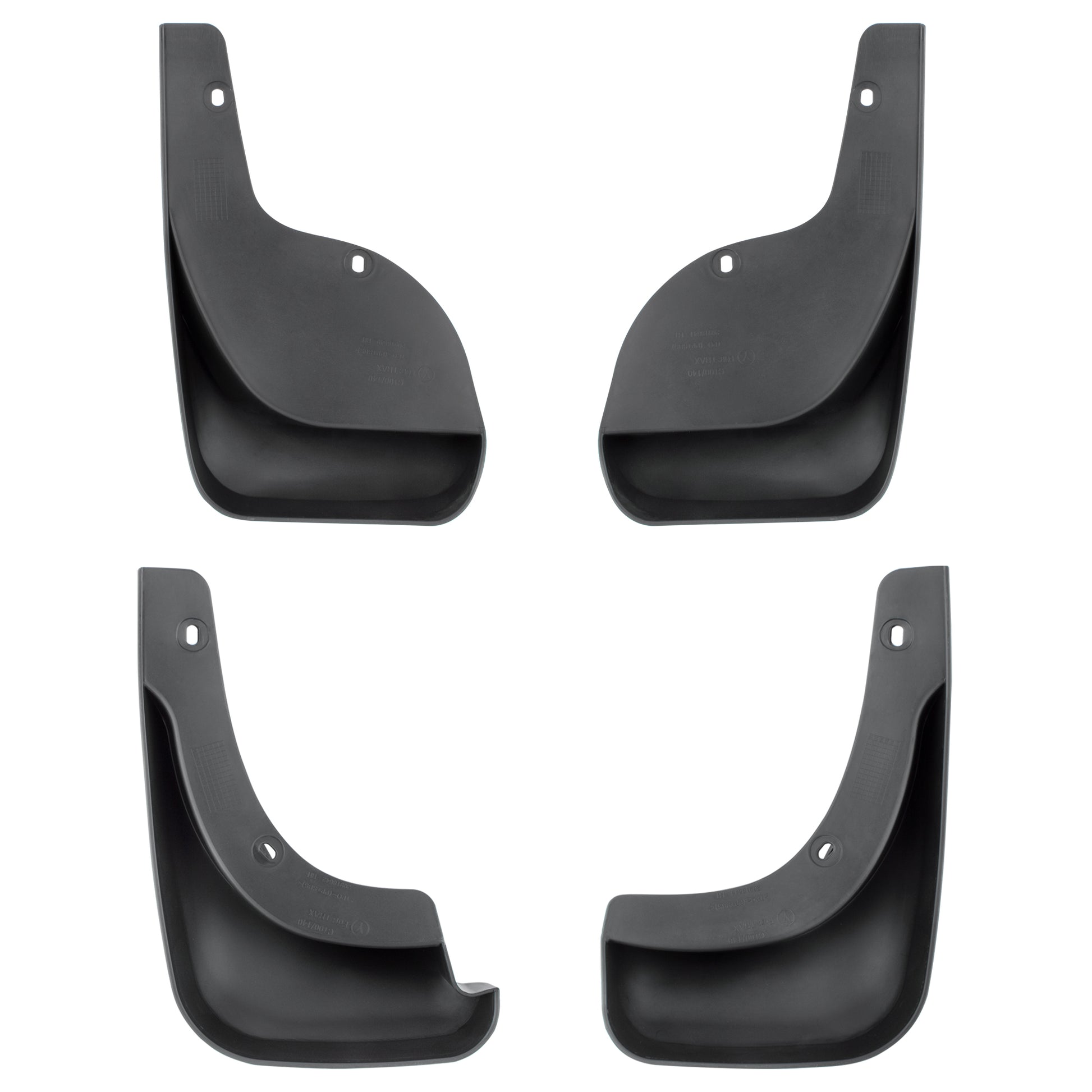 BOXI Set of 4 Front and Rear Side Mud Flaps Splash Guards Fit for Chevy Trax 2015 2016 2017 2018 — product photo 2