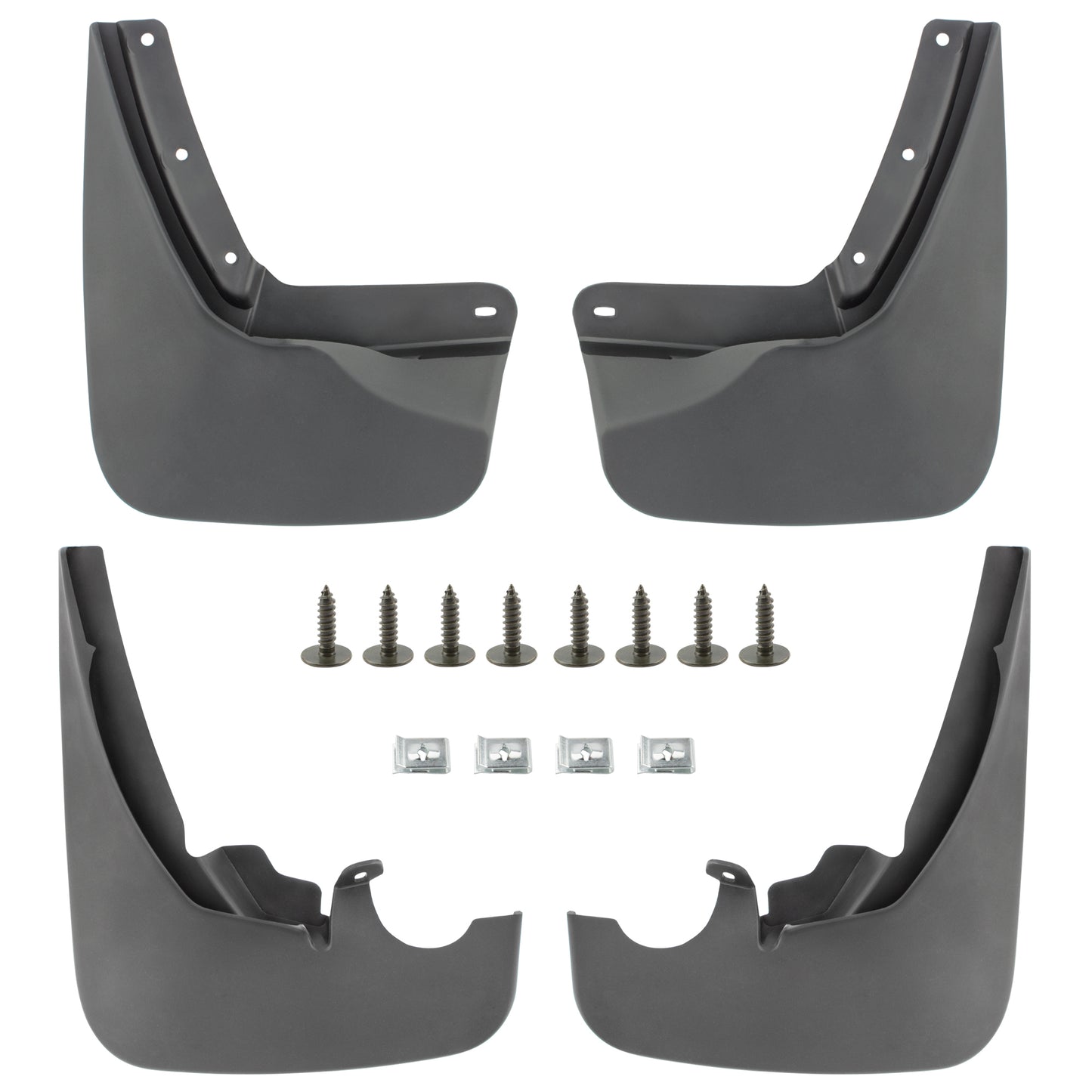 BOXI Set of 4 Front and Rear Side Mud Flaps Splash Guards Fit for Ford Explorer 2019 2020 2021