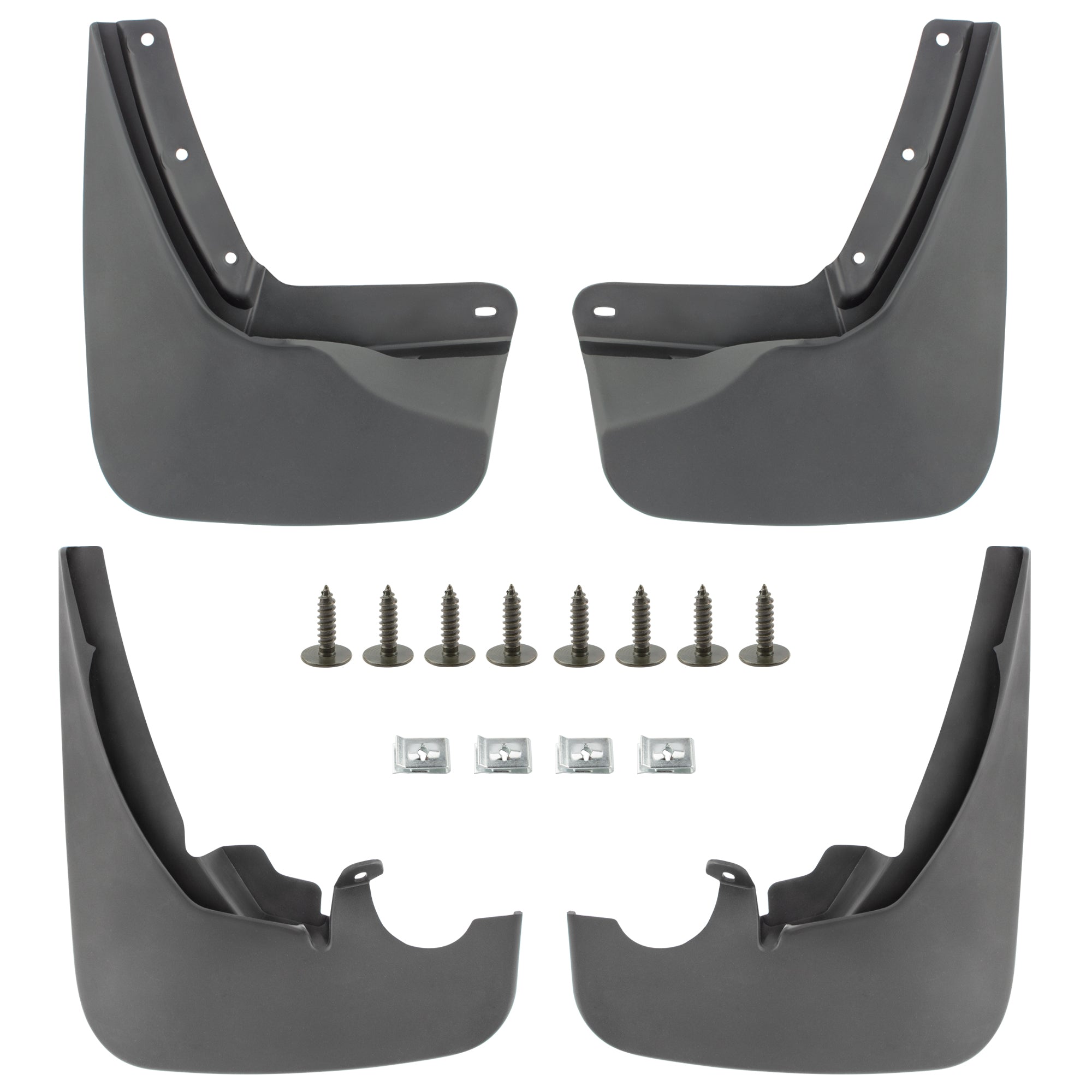 BOXI Set of 4 Front and Rear Side Mud Flaps Splash Guards Fit for Ford Explorer 2019 2020 2021