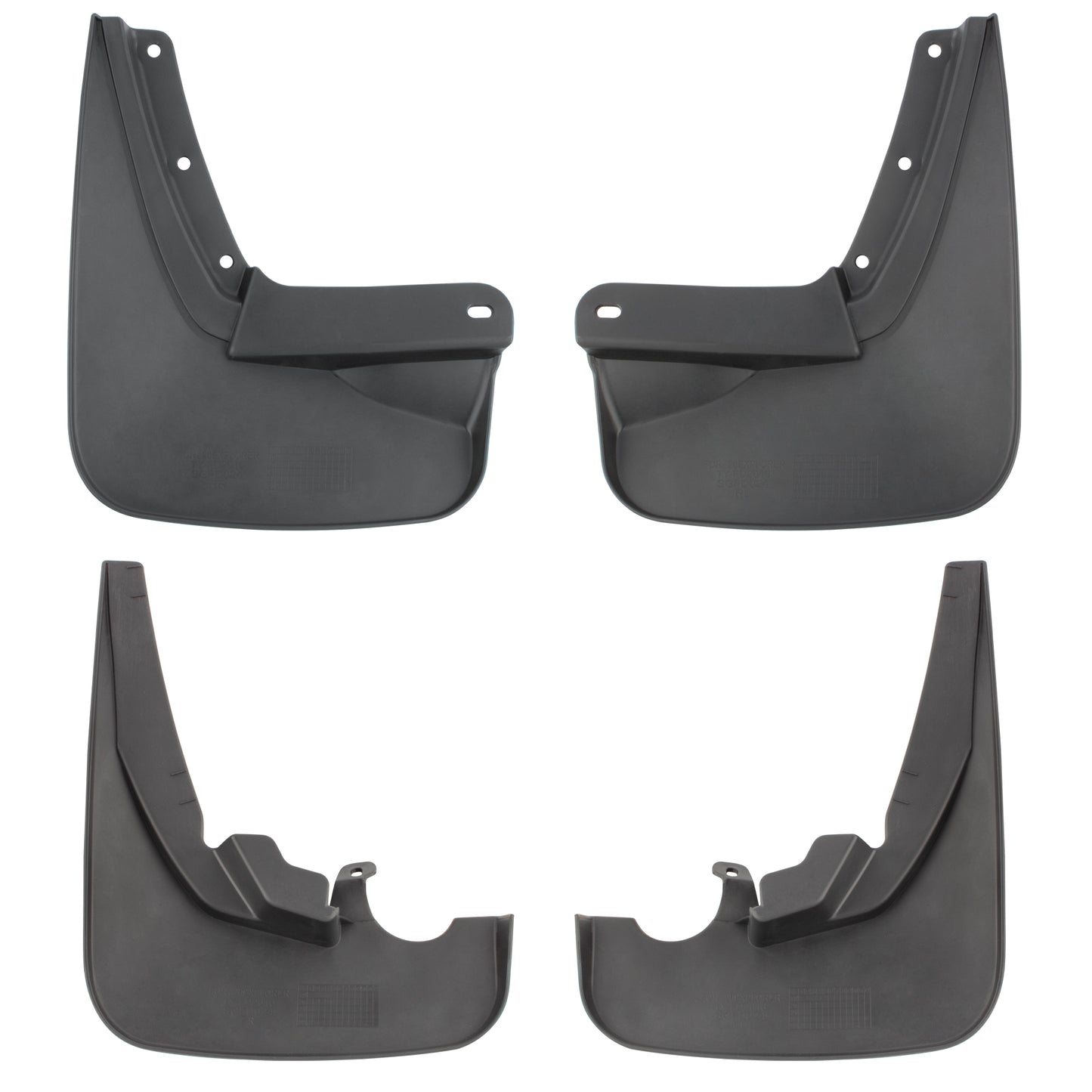 BOXI Set of 4 Front and Rear Side Mud Flaps Splash Guards Fit for Ford Explorer 2019 2020 2021 — product photo 2