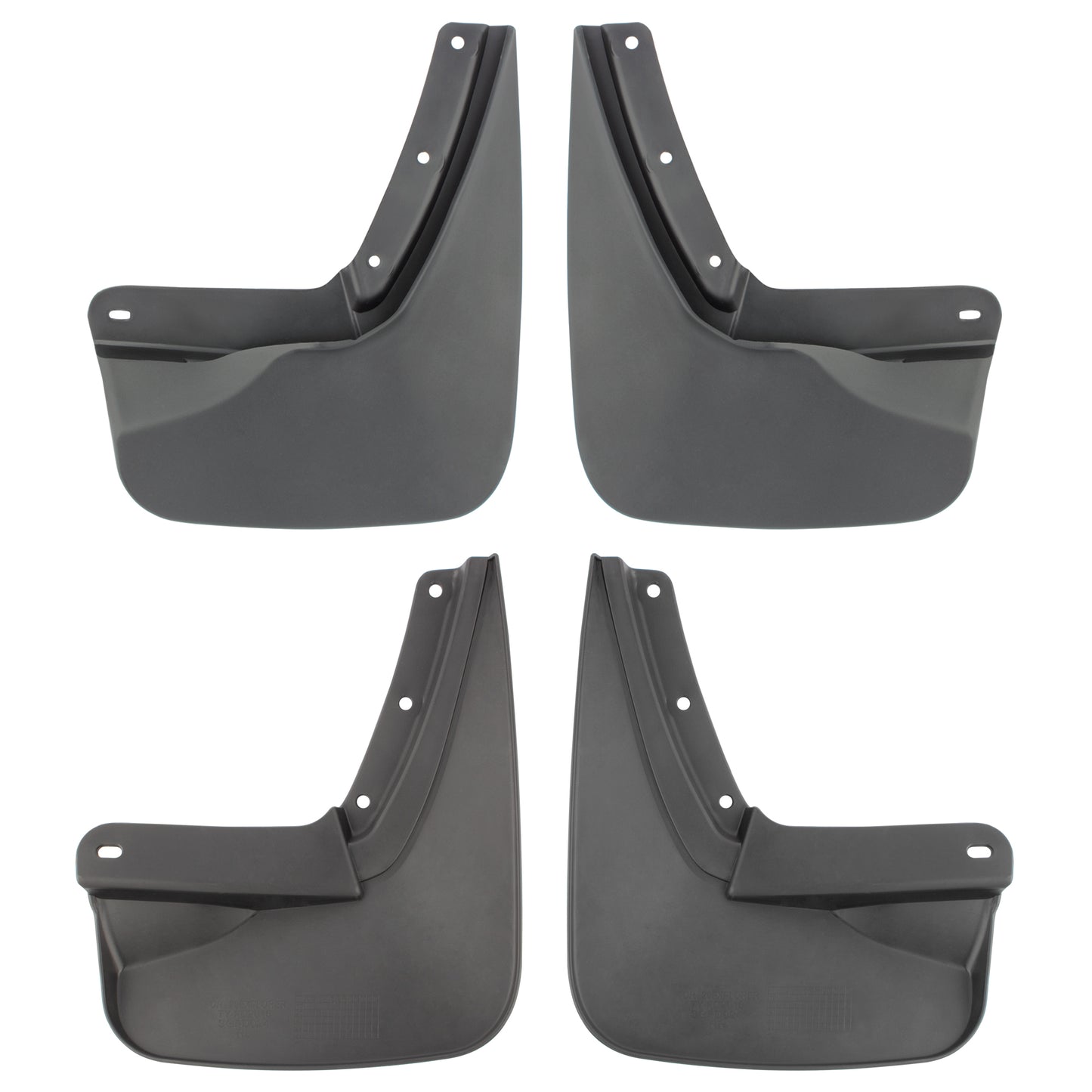 BOXI Set of 4 Front and Rear Side Mud Flaps Splash Guards Fit for Ford Explorer 2019 2020 2021 — product photo 3