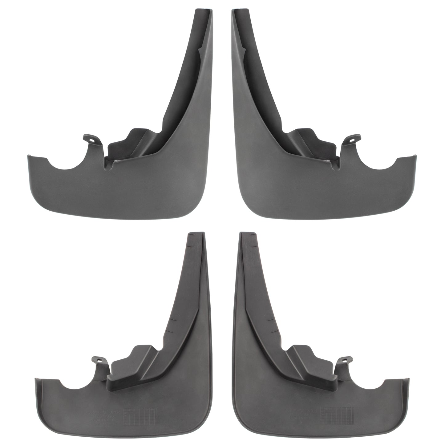 BOXI Set of 4 Front and Rear Side Mud Flaps Splash Guards Fit for Ford Explorer 2019 2020 2021 — product photo 4