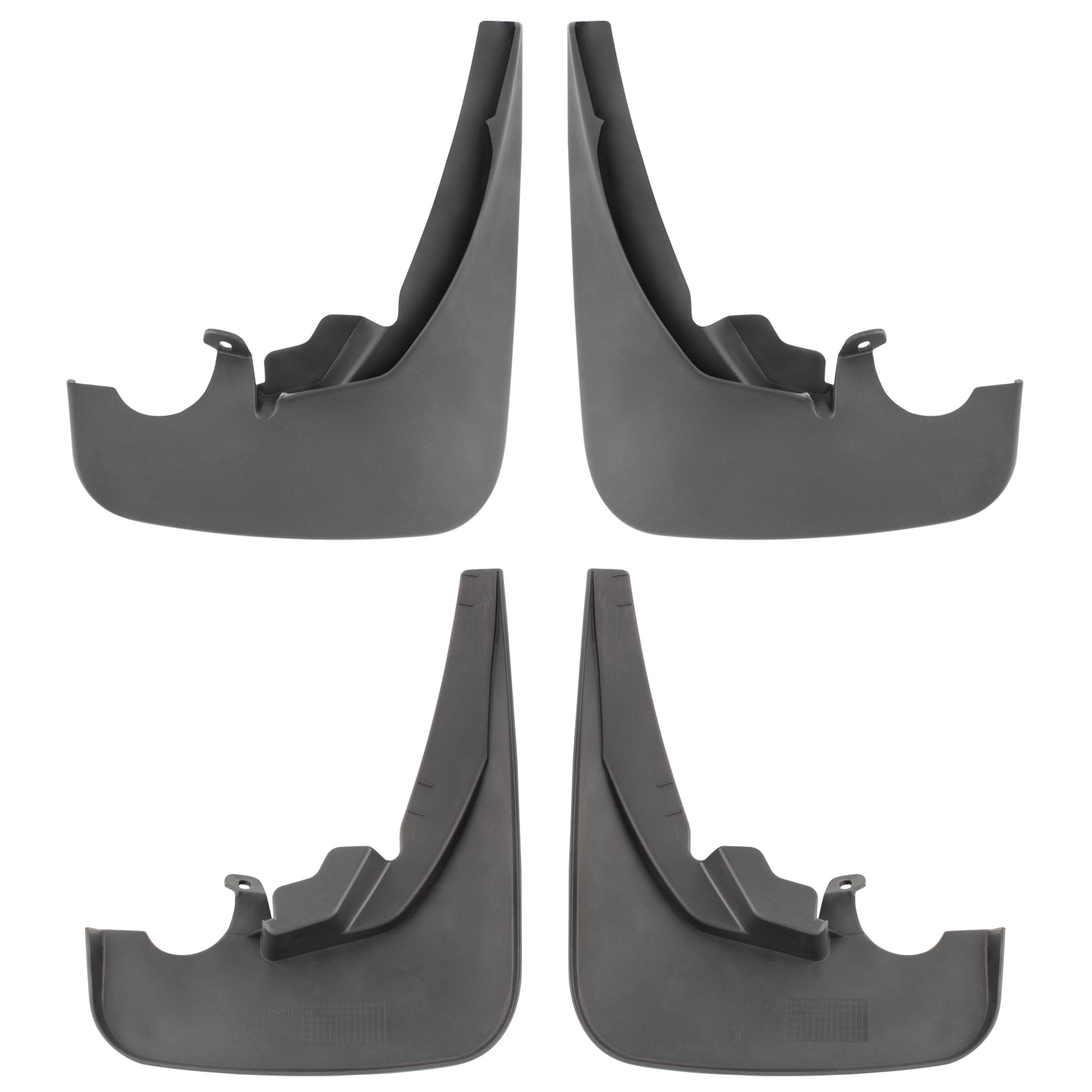 BOXI Set of 4 Front and Rear Side Mud Flaps Splash Guards Fit for Ford Explorer 2019 2020 2021 — product photo 4