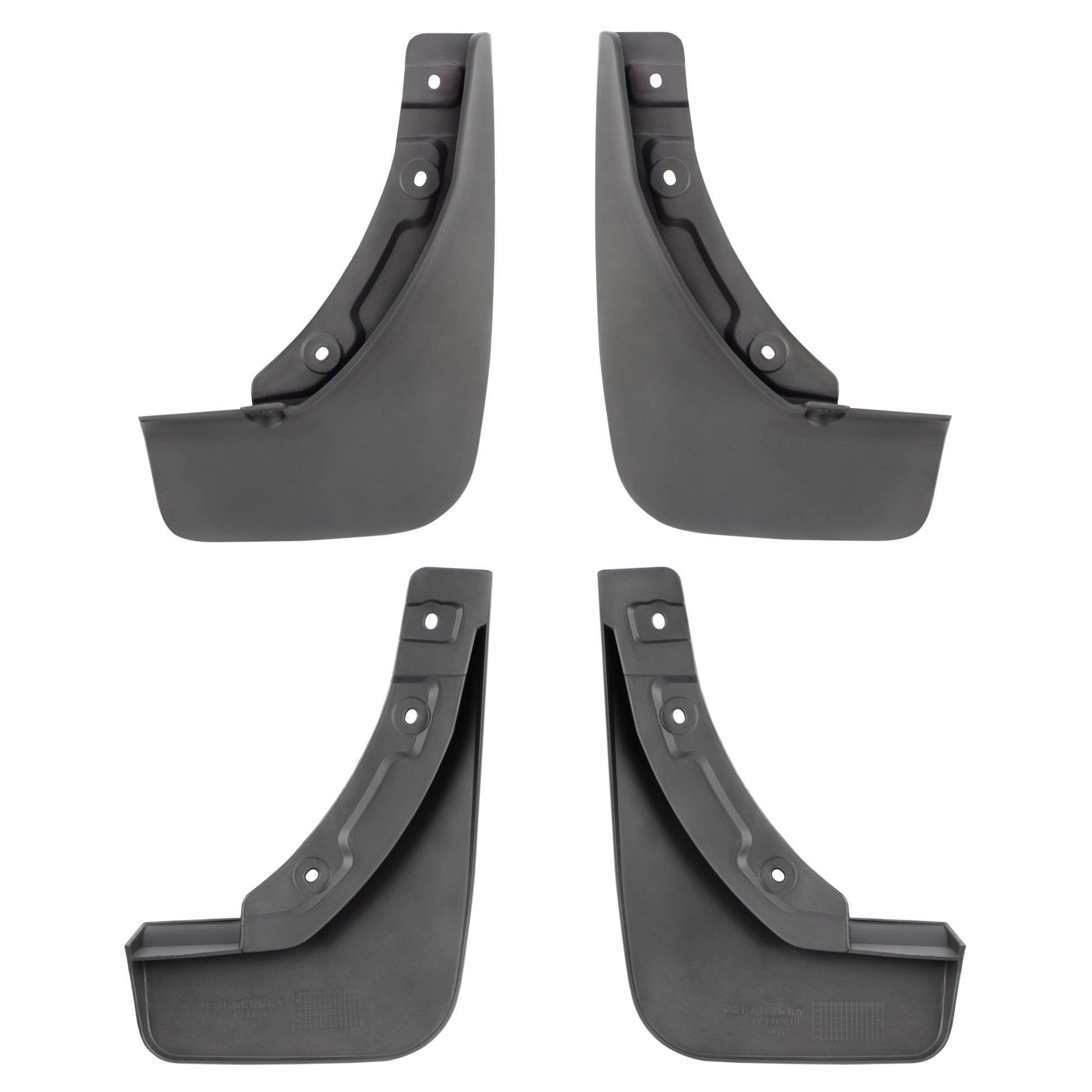 BOXI Set of 4 Front and Rear Side Mud Flaps Splash Guards Fit for Ford Escape 2020 2021 Sport — product photo 4