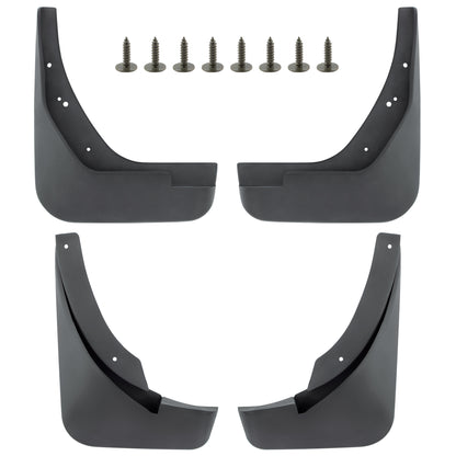 BOXI Set of 4 Front and Rear Side Mud Flaps Splash Guards Fit for Audi A4 2009 2010 2011 2012 Sedan