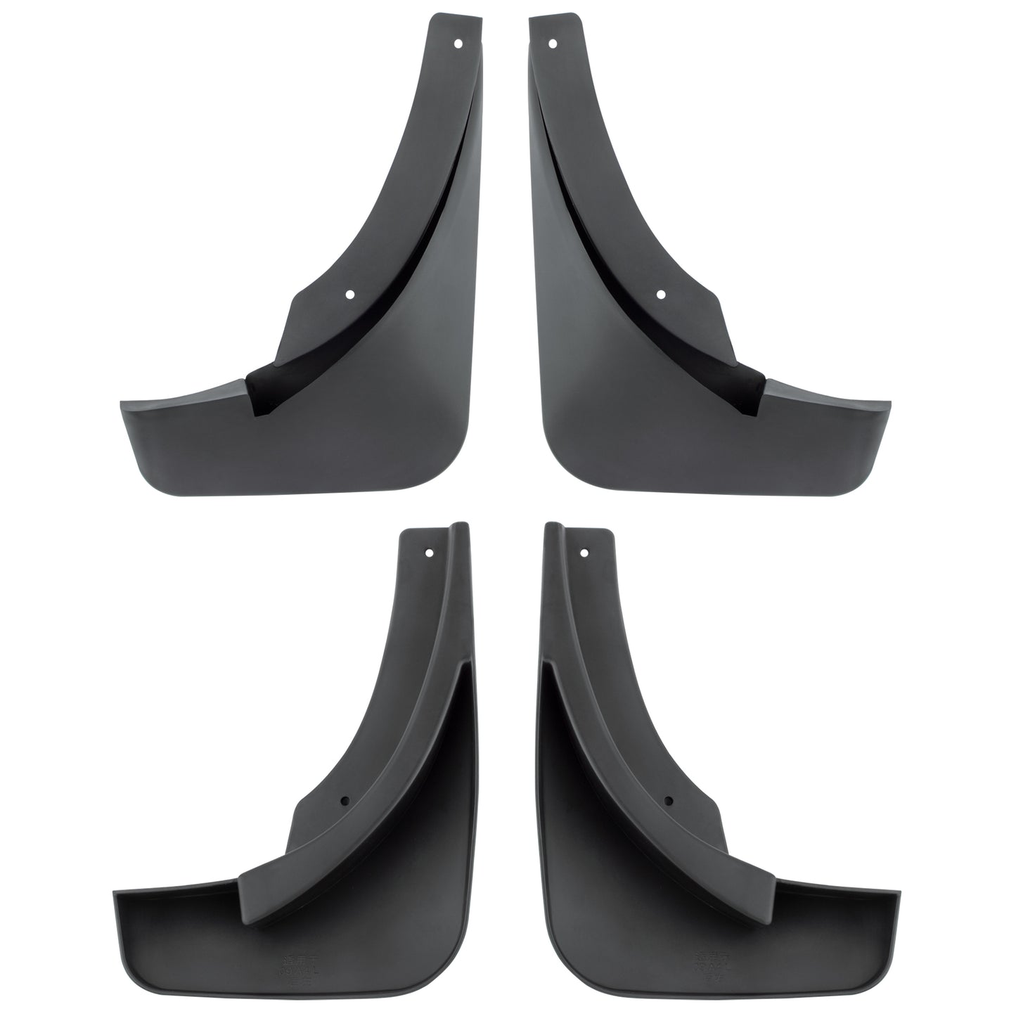 BOXI Set of 4 Front and Rear Side Mud Flaps Splash Guards Fit for Audi A4 2009 2010 2011 2012 Sedan — product photo 3