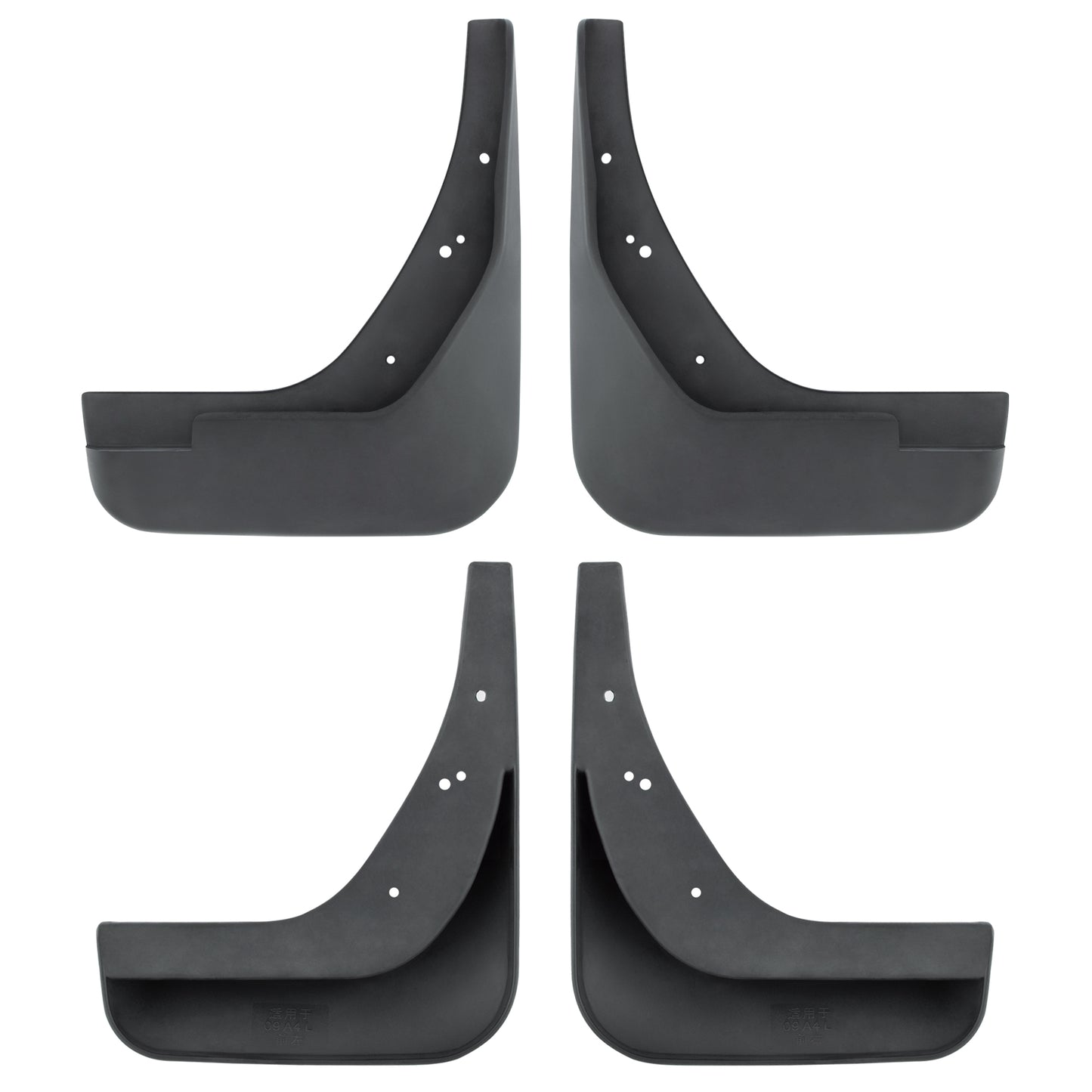 BOXI Set of 4 Front and Rear Side Mud Flaps Splash Guards Fit for Audi A4 2009 2010 2011 2012 Sedan — product photo 4
