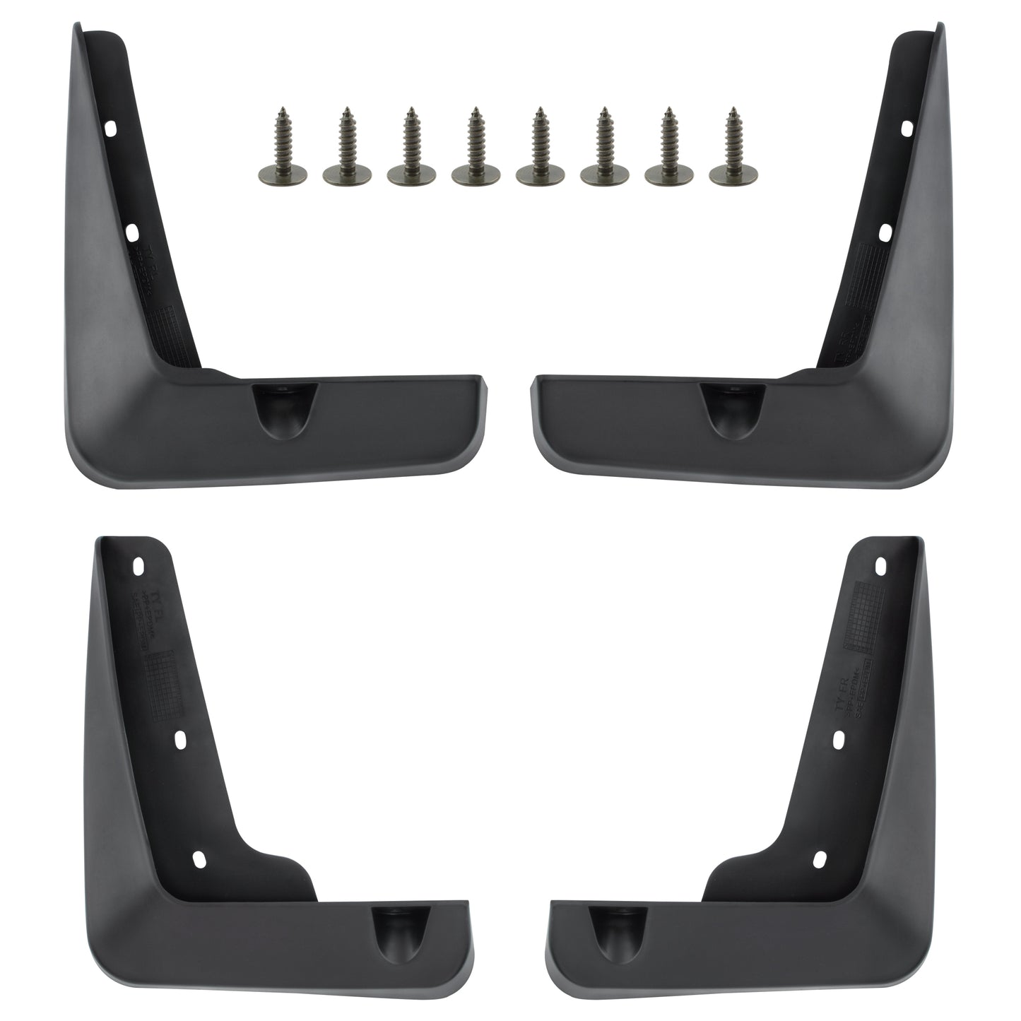 BOXI Set of 4 Front and Rear Side Mud Flaps Splash Guards Fit for Lexus ES350 ES300h 2013 2014 2015