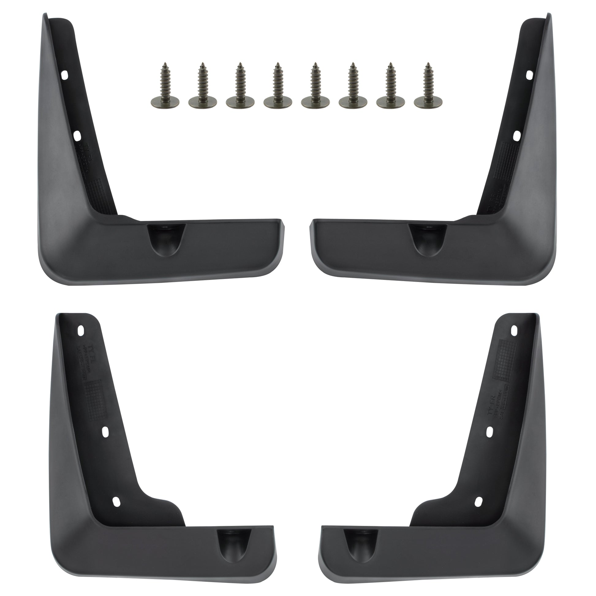 BOXI Set of 4 Front and Rear Side Mud Flaps Splash Guards Fit for Lexus ES350 ES300h 2013 2014 2015