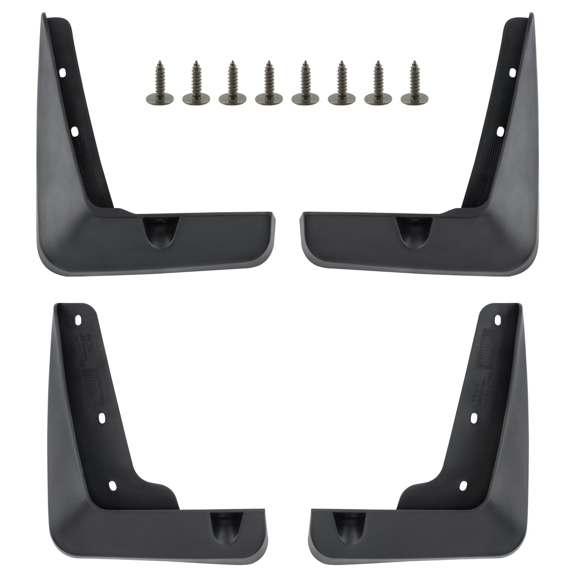 BOXI Set of 4 Front and Rear Side Mud Flaps Splash Guards Fit for Lexus ES350 ES300h 2013 2014 2015