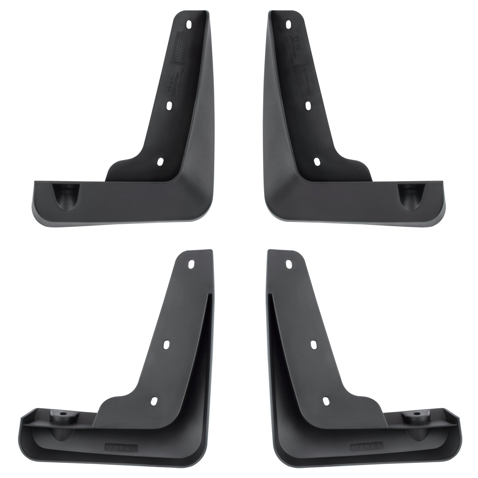 BOXI Set of 4 Front and Rear Side Mud Flaps Splash Guards Fit for Lexus ES350 ES300h 2013 2014 2015 — product photo 4