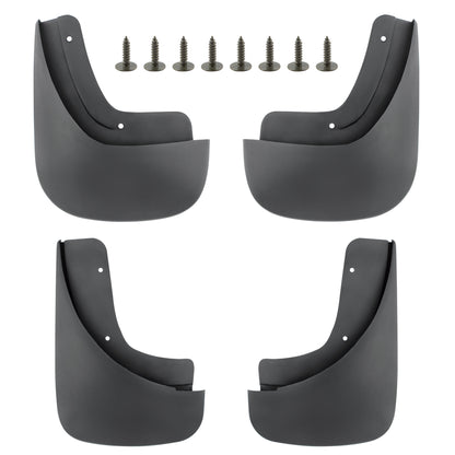 BOXI Set of 4 Front and Rear Side Mud Flaps Splash Guards Fit for Audi A4 2005 2006 2007 2008 Base