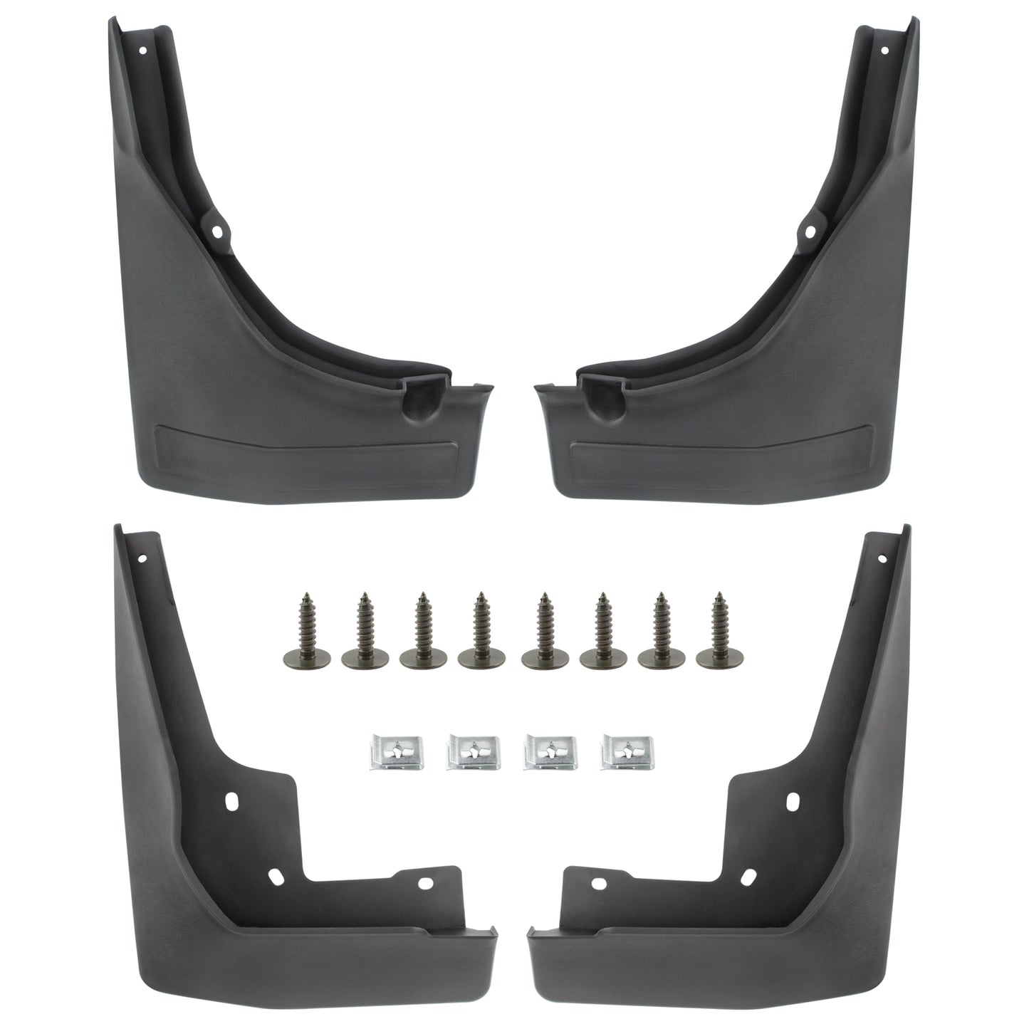 BOXI Set of 4 Front and Rear Side Mud Flaps Splash Guards Fit for Mercedes-Benz X253 GLC250 GLC300