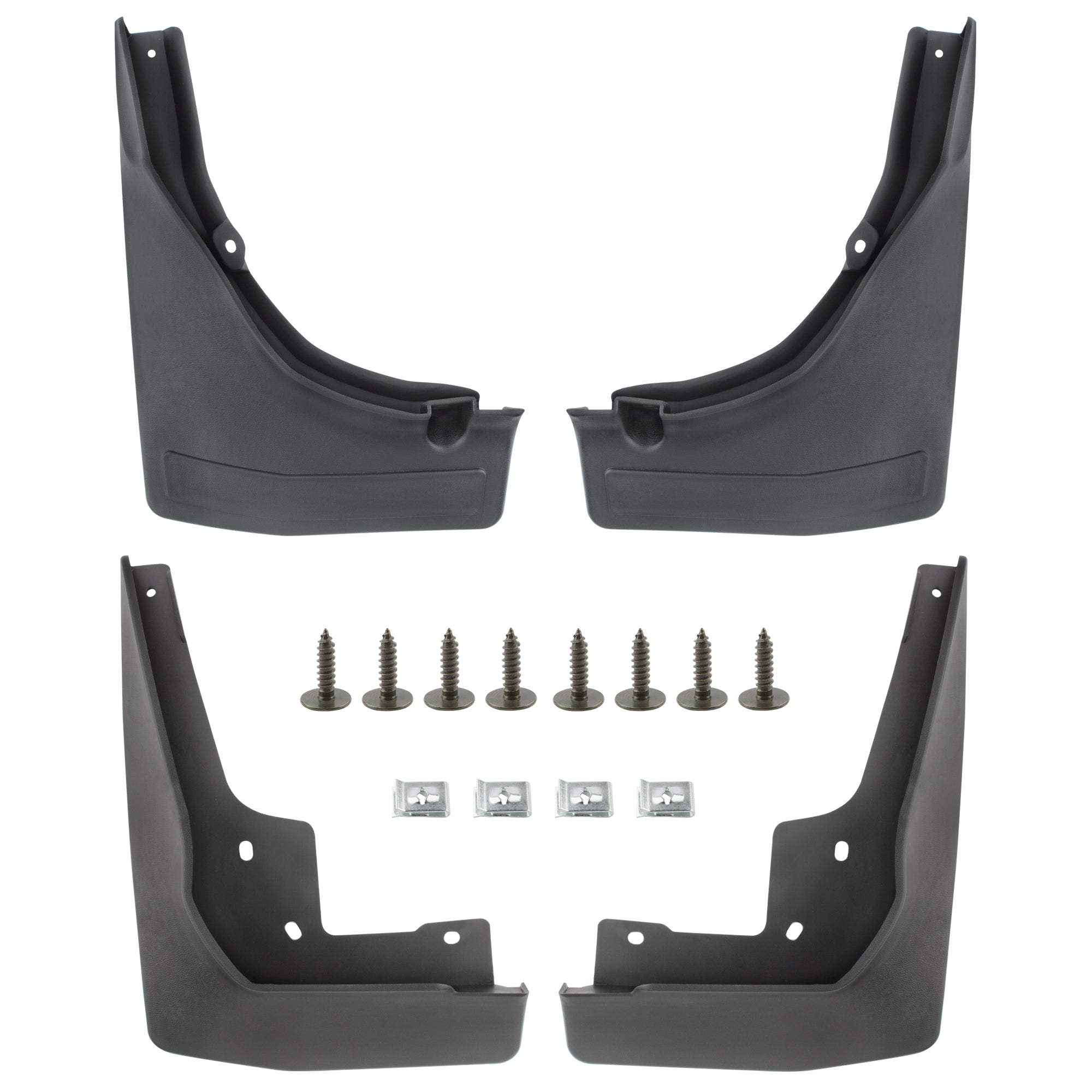 BOXI Set of 4 Front and Rear Side Mud Flaps Splash Guards Fit for Mercedes-Benz X253 GLC250 GLC300