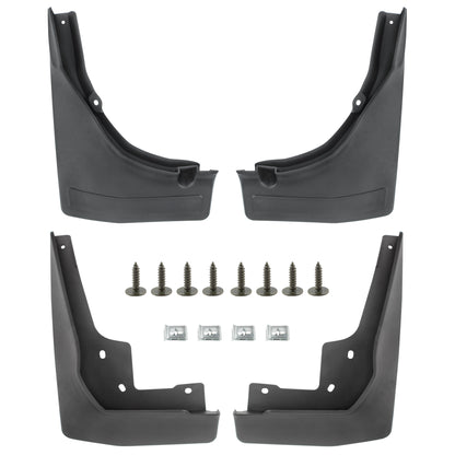 BOXI Set of 4 Front and Rear Side Mud Flaps Splash Guards Fit for Mercedes-Benz X253 GLC250 GLC300