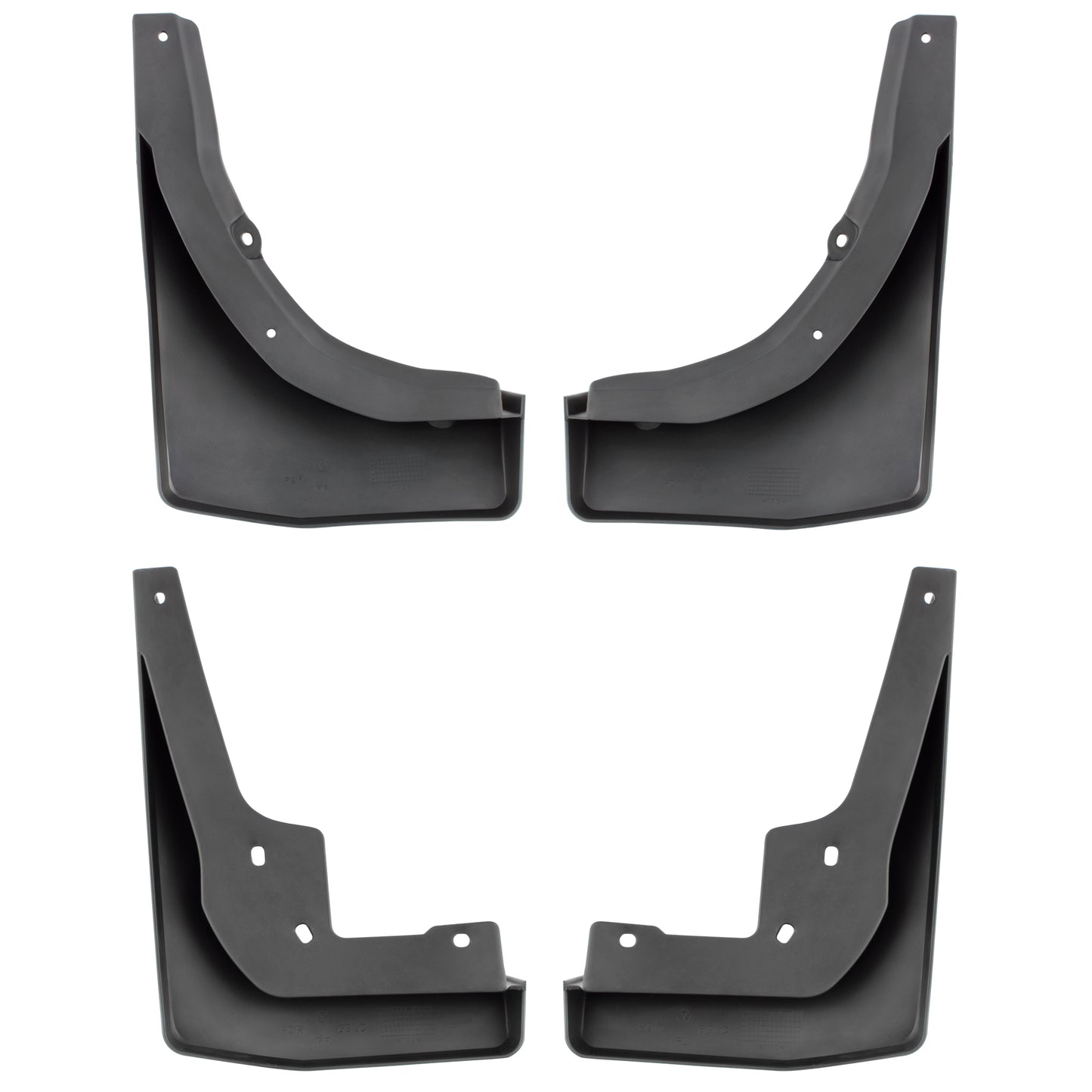 BOXI Set of 4 Front and Rear Side Mud Flaps Splash Guards Fit for Mercedes-Benz X253 GLC250 GLC300 — product photo 2