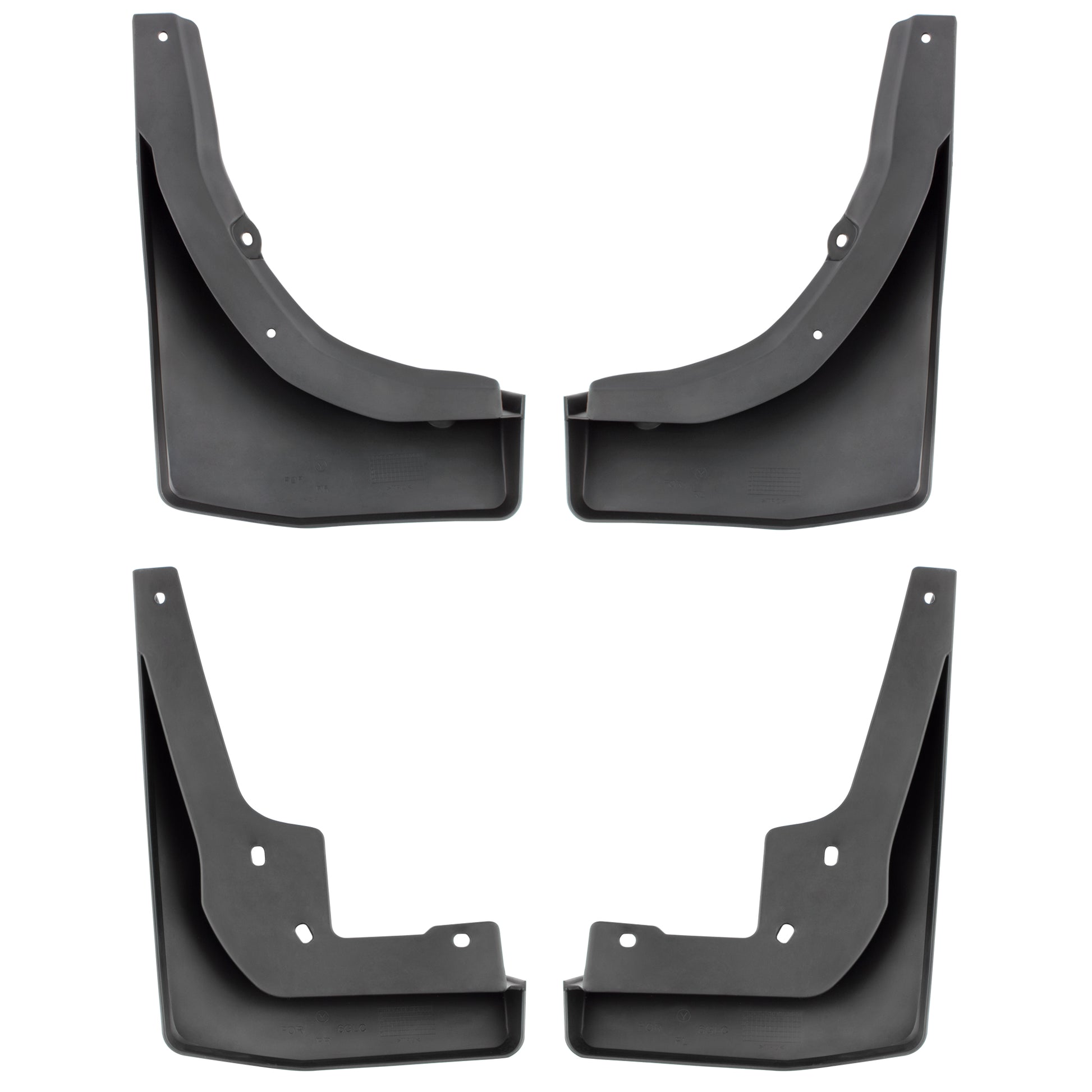 BOXI Set of 4 Front and Rear Side Mud Flaps Splash Guards Fit for Mercedes-Benz X253 GLC250 GLC300 — product photo 2
