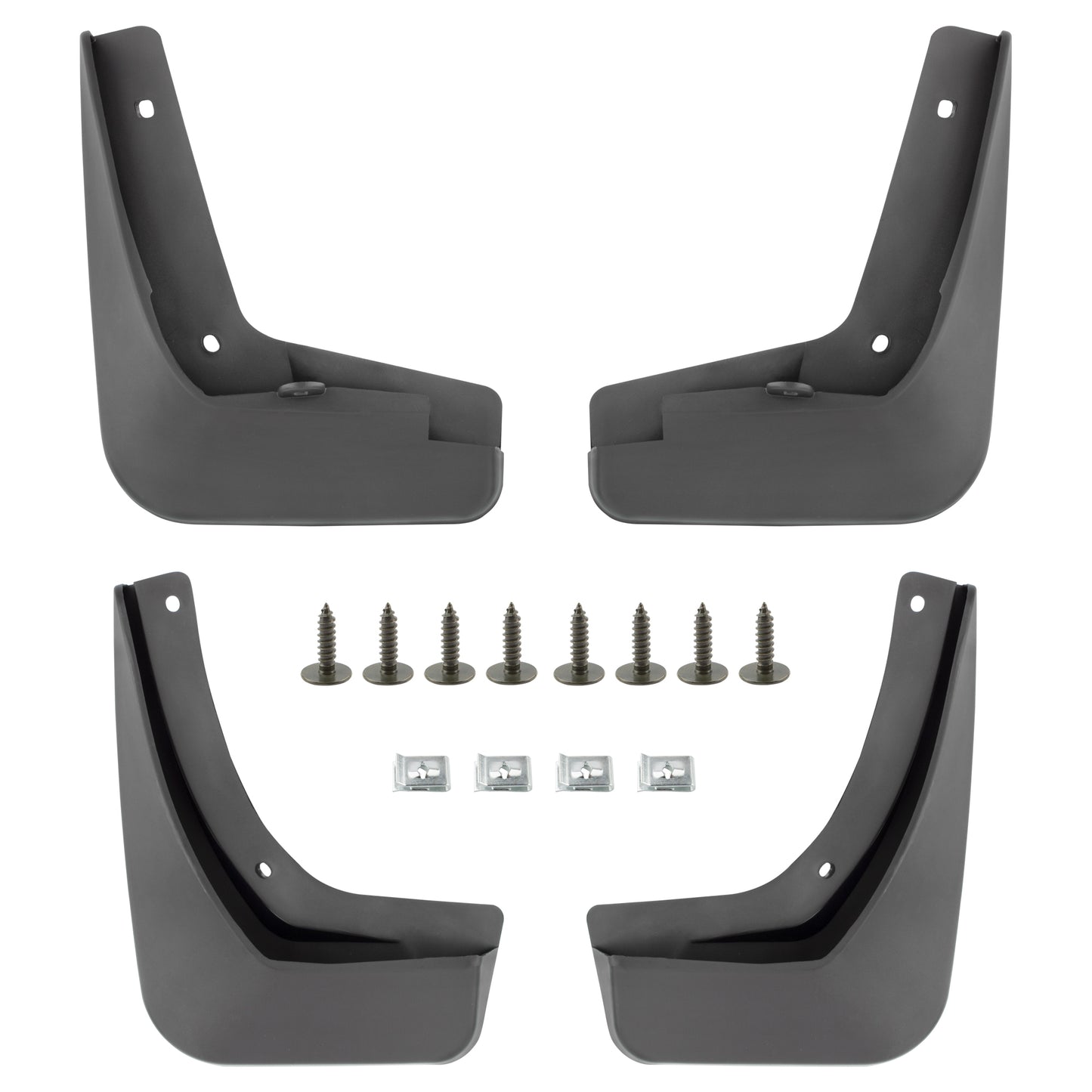 BOXI Set of 4 Front and Rear Side Mud Flaps Splash Guards Fit for Buick Regal 2017 Sedan