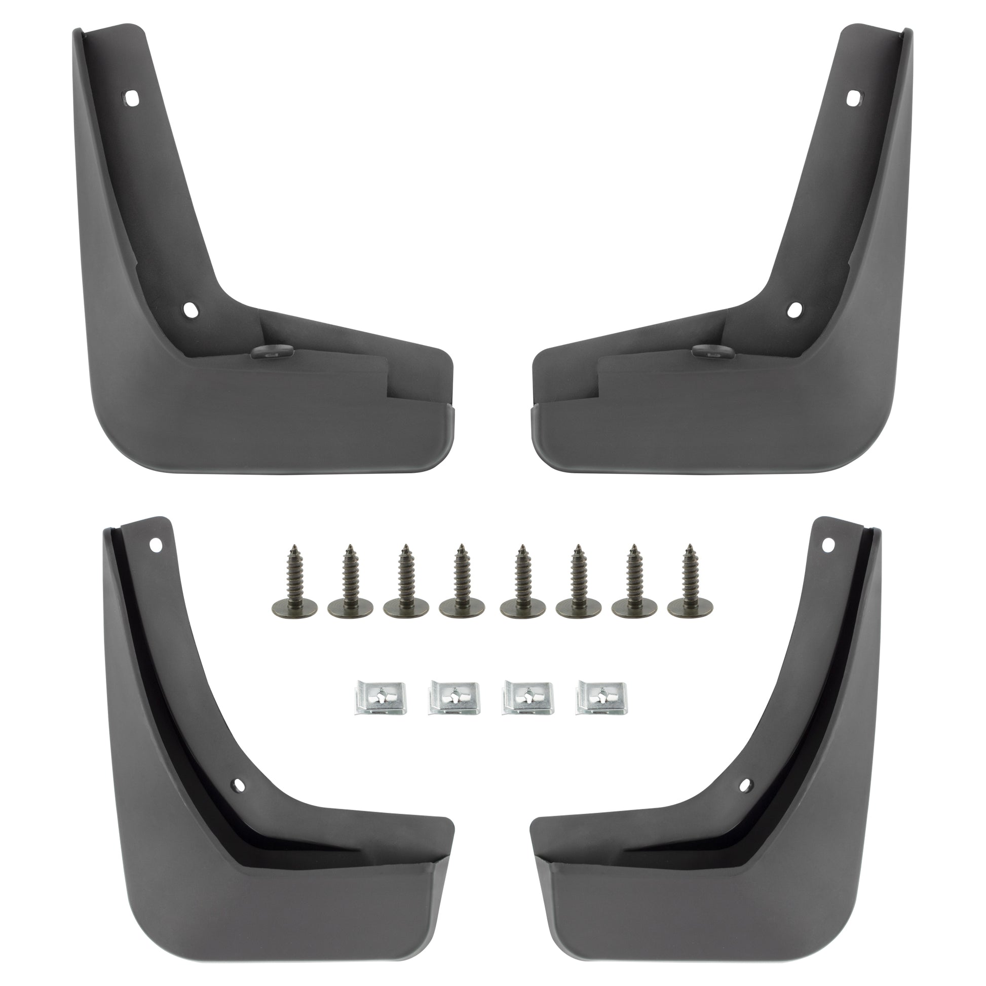 BOXI Set of 4 Front and Rear Side Mud Flaps Splash Guards Fit for Buick Regal 2017 Sedan