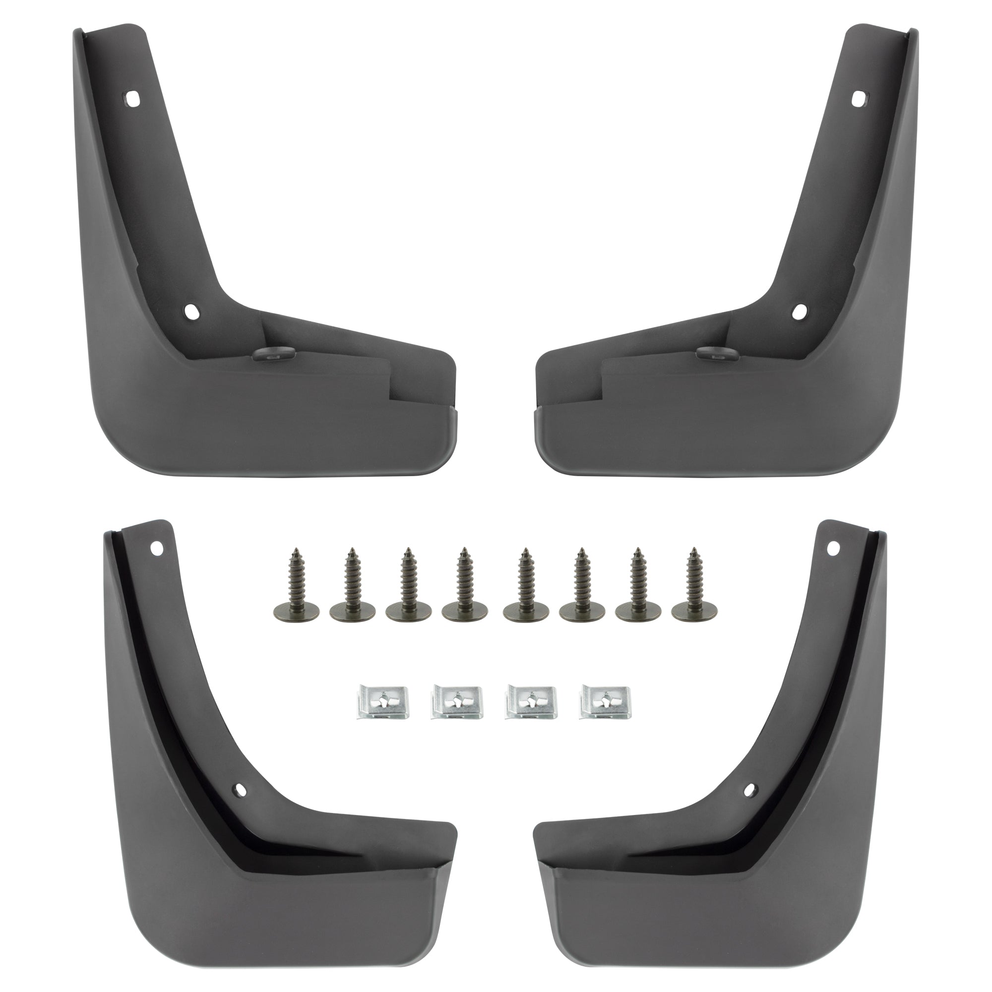 BOXI Set of 4 Front and Rear Side Mud Flaps Splash Guards Fit for Buick Regal 2017 Sedan