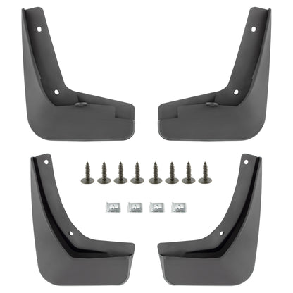 BOXI Set of 4 Front and Rear Side Mud Flaps Splash Guards Fit for Buick Regal 2017 Sedan