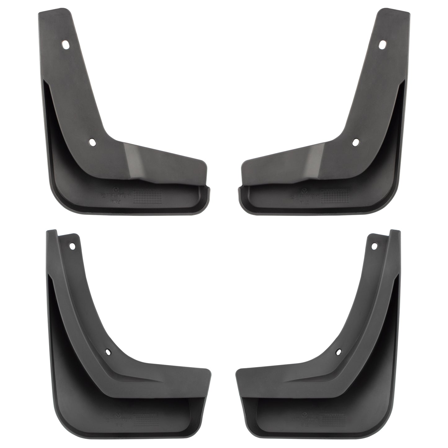 BOXI Set of 4 Front and Rear Side Mud Flaps Splash Guards Fit for Buick Regal 2017 Sedan — product photo 2