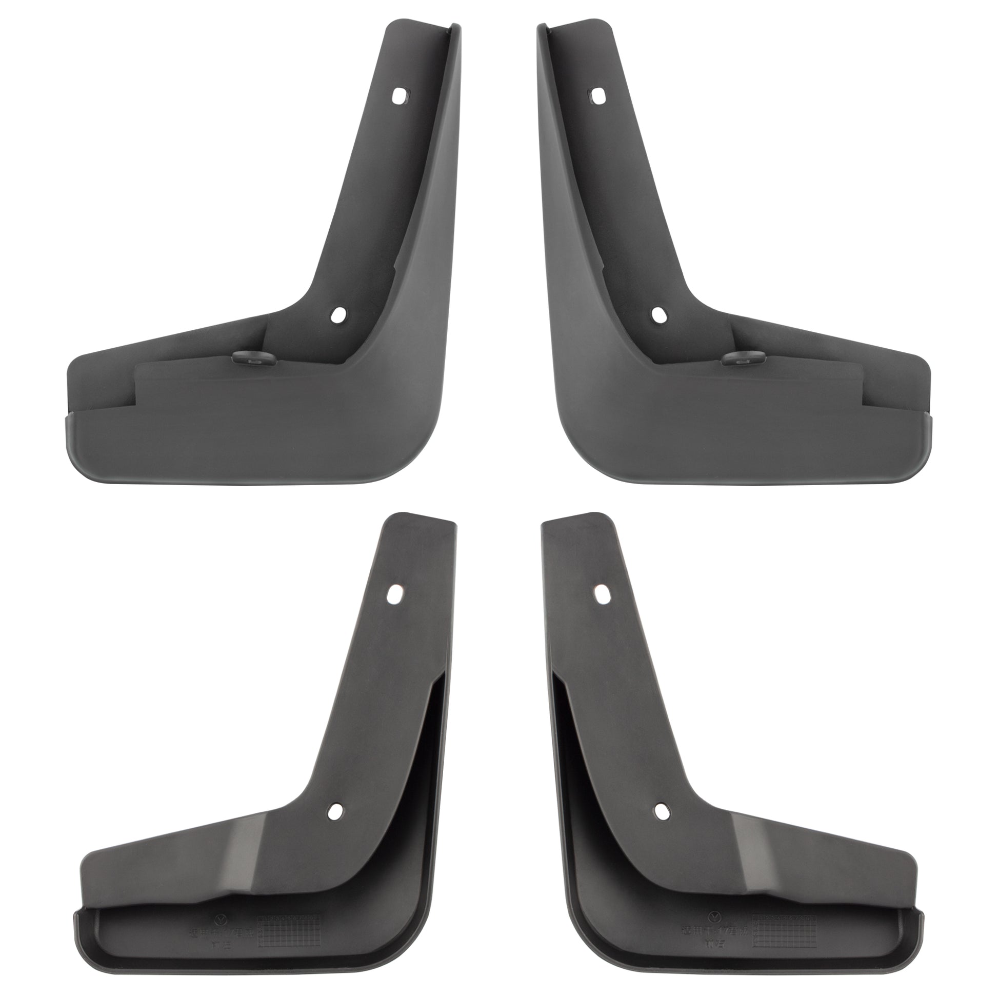 BOXI Set of 4 Front and Rear Side Mud Flaps Splash Guards Fit for Buick Regal 2017 Sedan — product photo 3