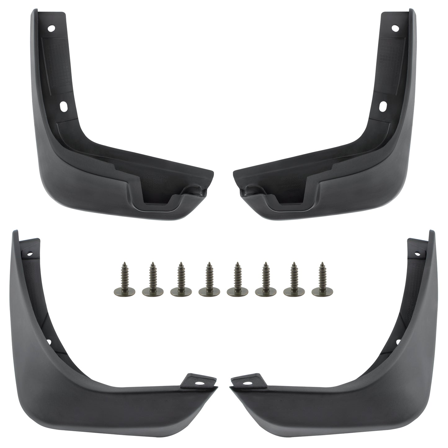 BOXI Set of 4 Front and Rear Side Mud Flaps Splash Guards Fit for Nissan March Micra K13 2010 2011
