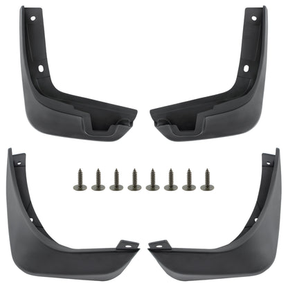 BOXI Set of 4 Front and Rear Side Mud Flaps Splash Guards Fit for Nissan March Micra K13 2010 2011