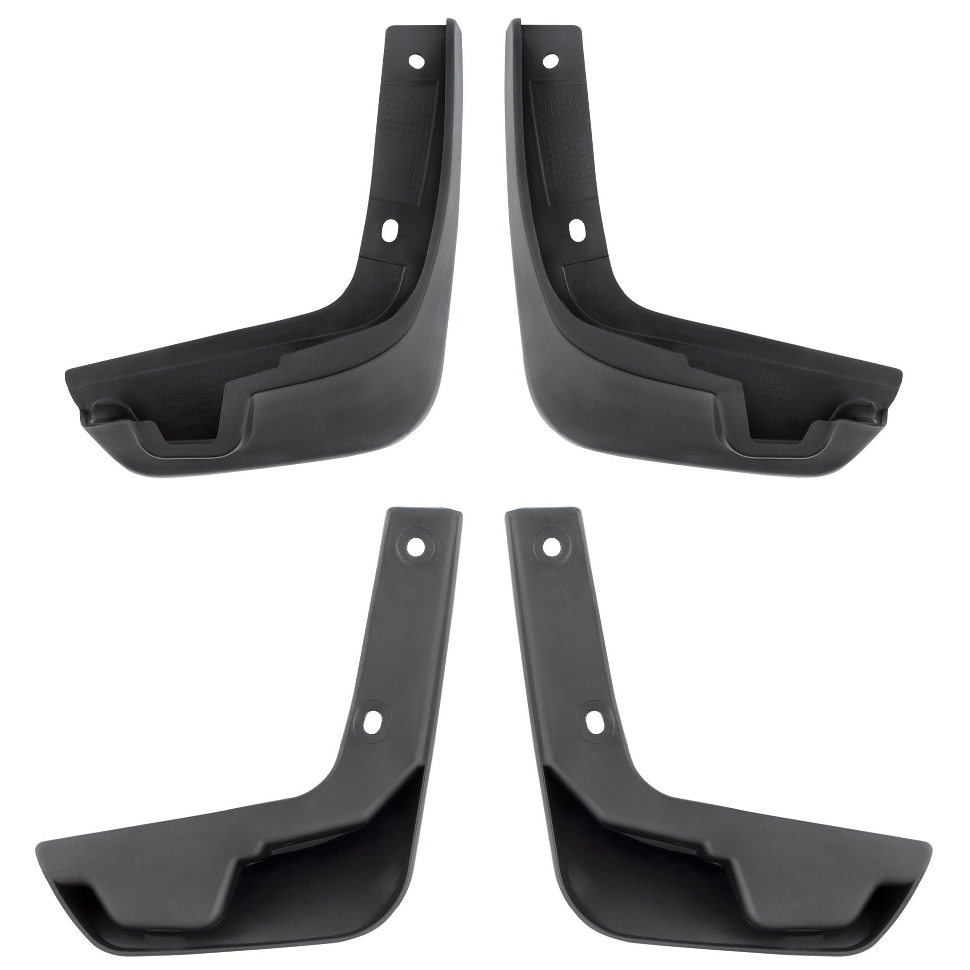 BOXI Set of 4 Front and Rear Side Mud Flaps Splash Guards Fit for Nissan March Micra K13 2010 2011 — product photo 3