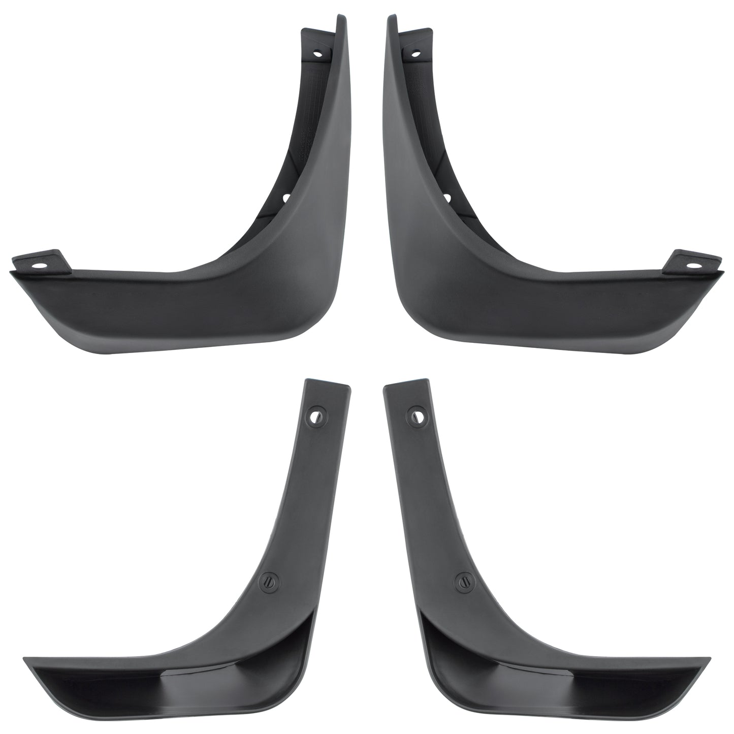BOXI Set of 4 Front and Rear Side Mud Flaps Splash Guards Fit for Nissan March Micra K13 2010 2011 — product photo 4