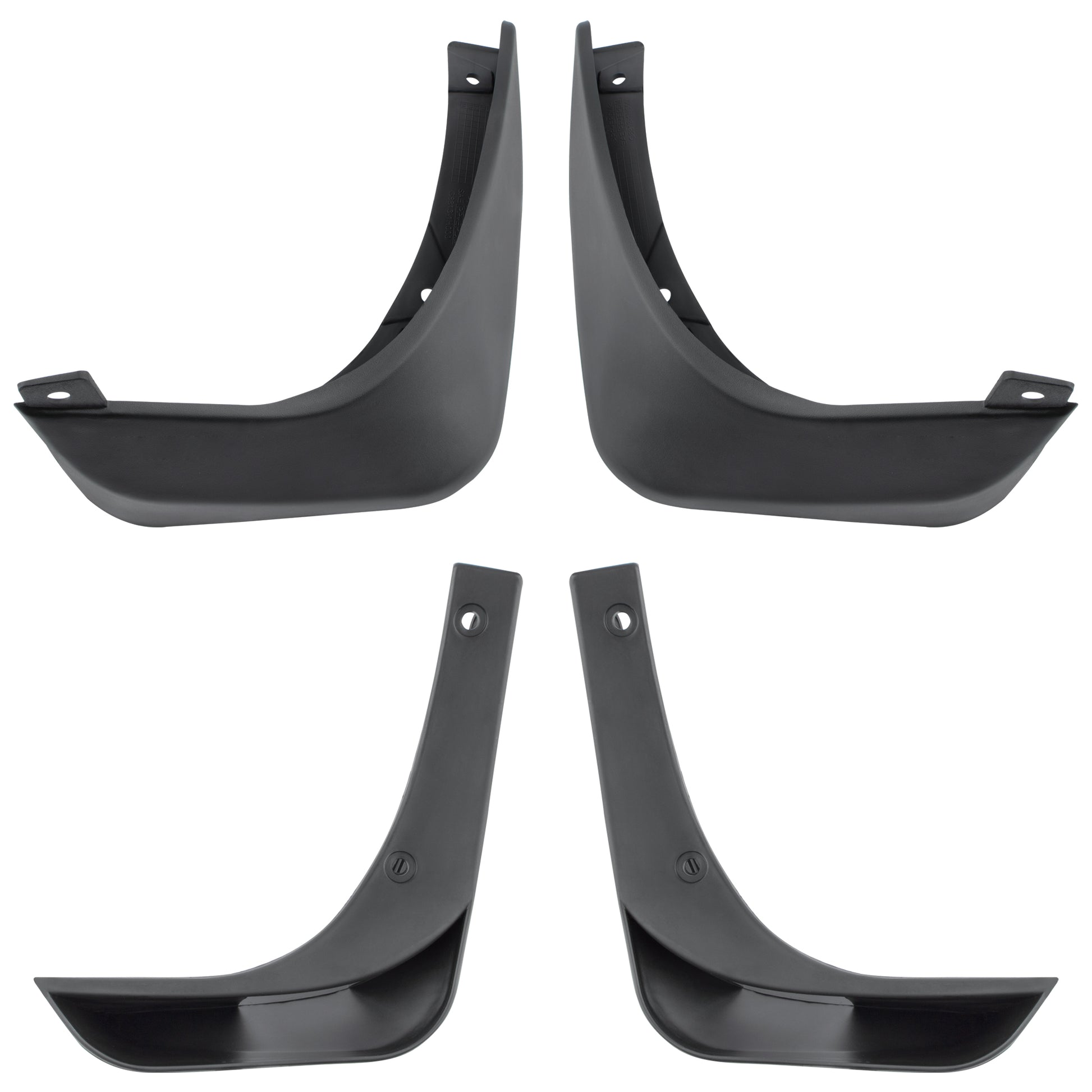 BOXI Set of 4 Front and Rear Side Mud Flaps Splash Guards Fit for Nissan March Micra K13 2010 2011 — product photo 4