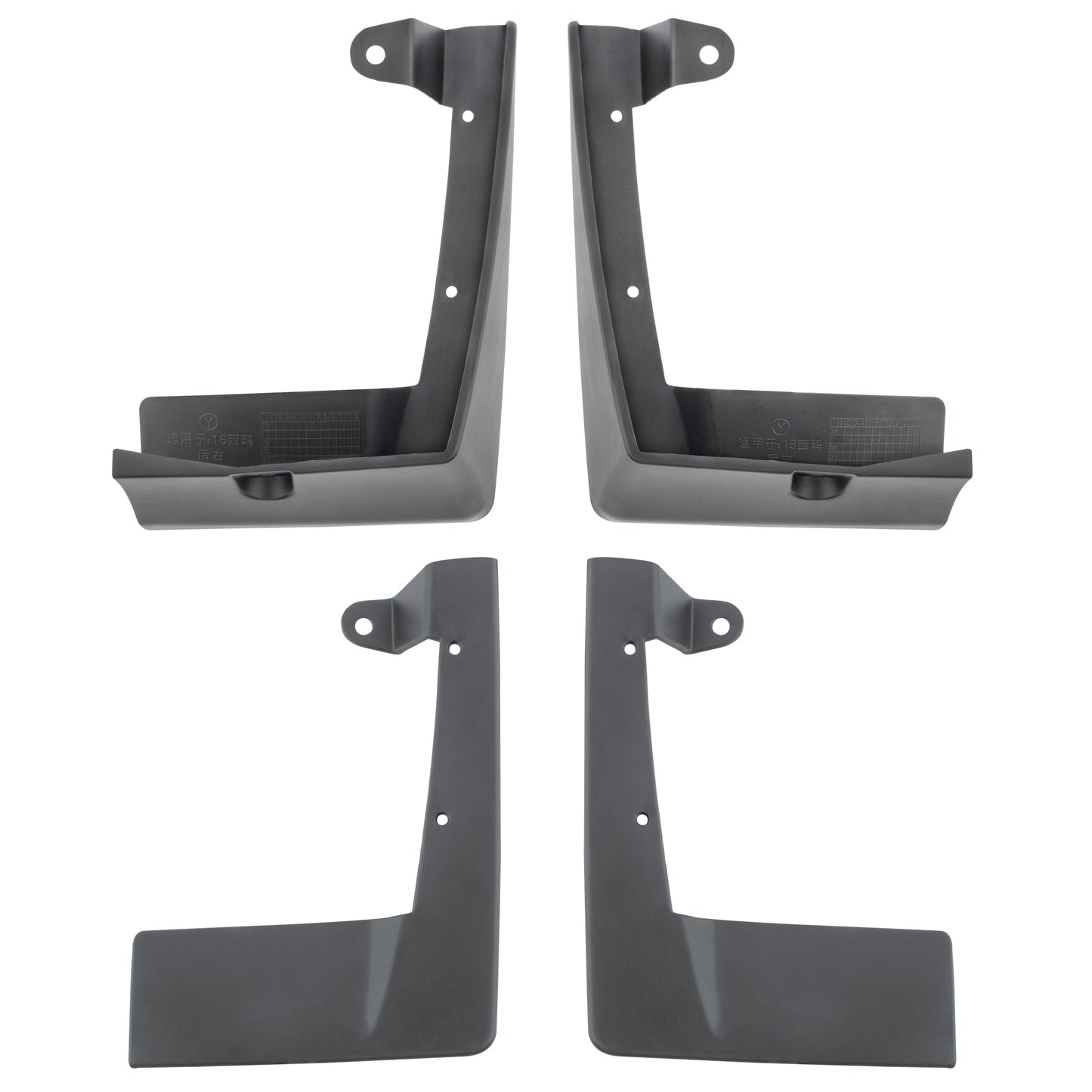 BOXI Set of 4 Front and Rear Side Mud Flaps Splash Guards Fit for Nissan Maxima 2016 2017 2018 2019 — product photo 3