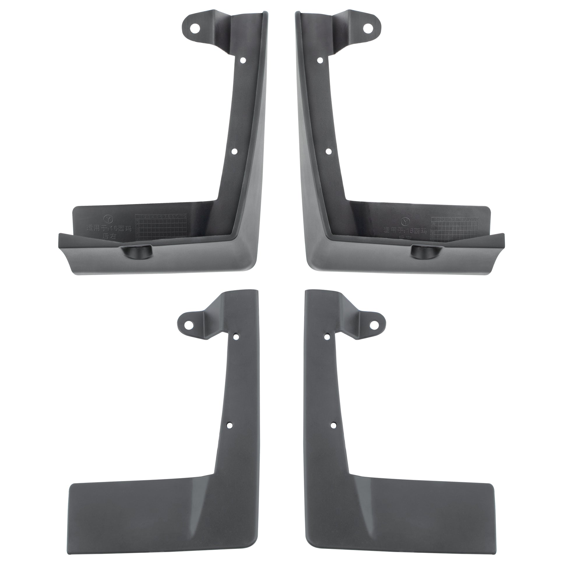 BOXI Set of 4 Front and Rear Side Mud Flaps Splash Guards Fit for Nissan Maxima 2016 2017 2018 2019 — product photo 3