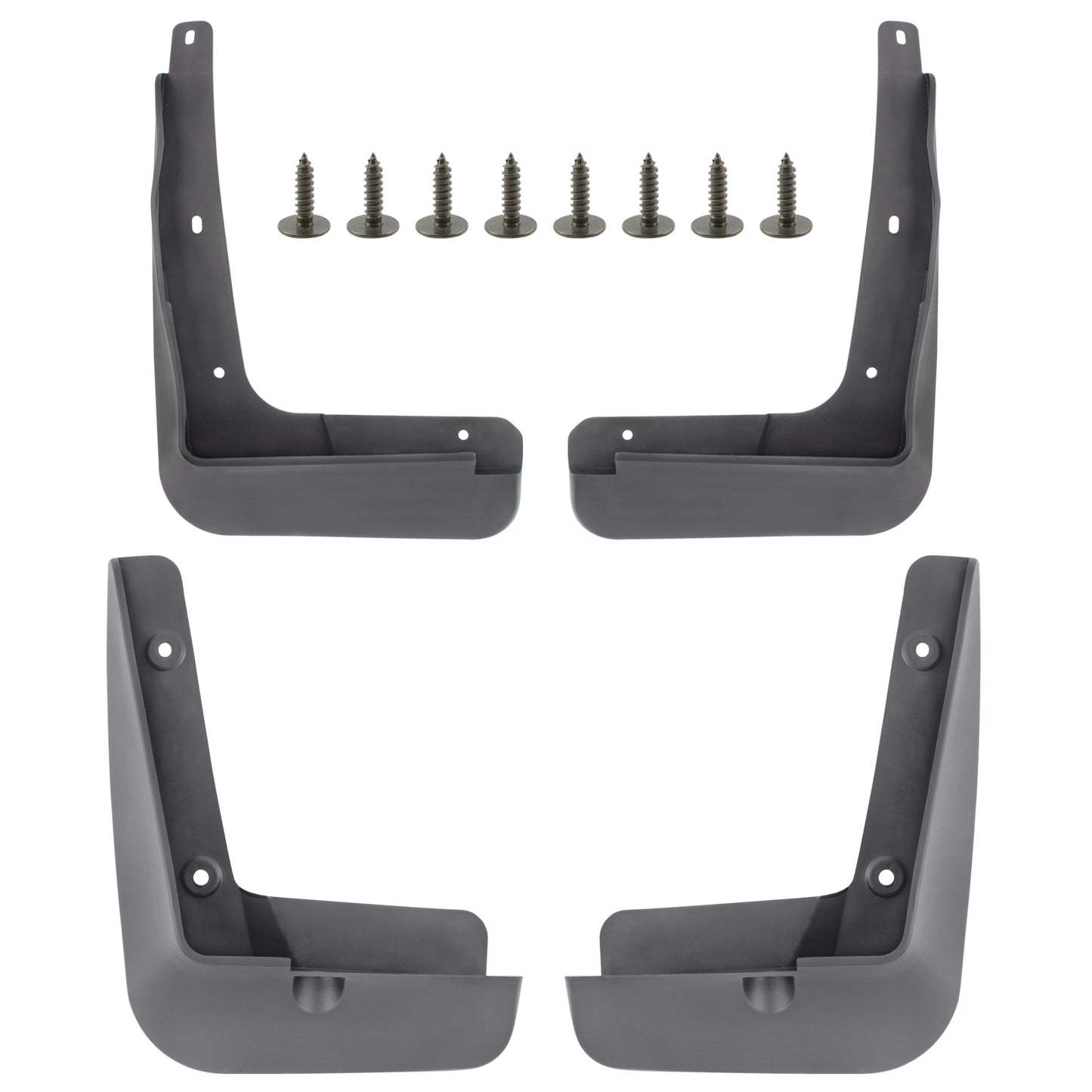 BOXI Set of 4 Front and Rear Side Mud Flaps Splash Guards Fit for Hyundai Sonata 2015 2016 Sedan l4